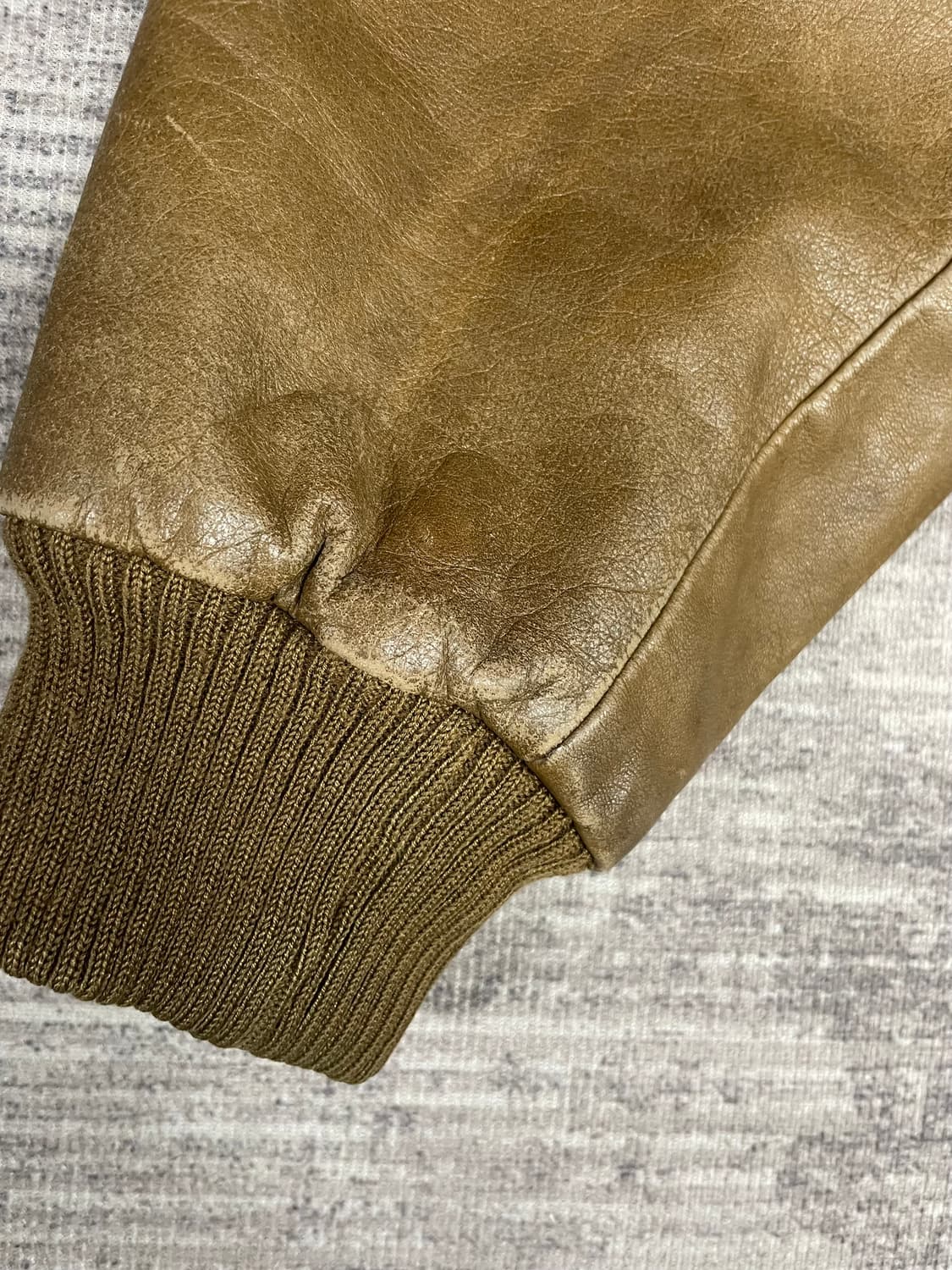 91년 생산 베네통 A2타입 가죽자켓 상품이미지2