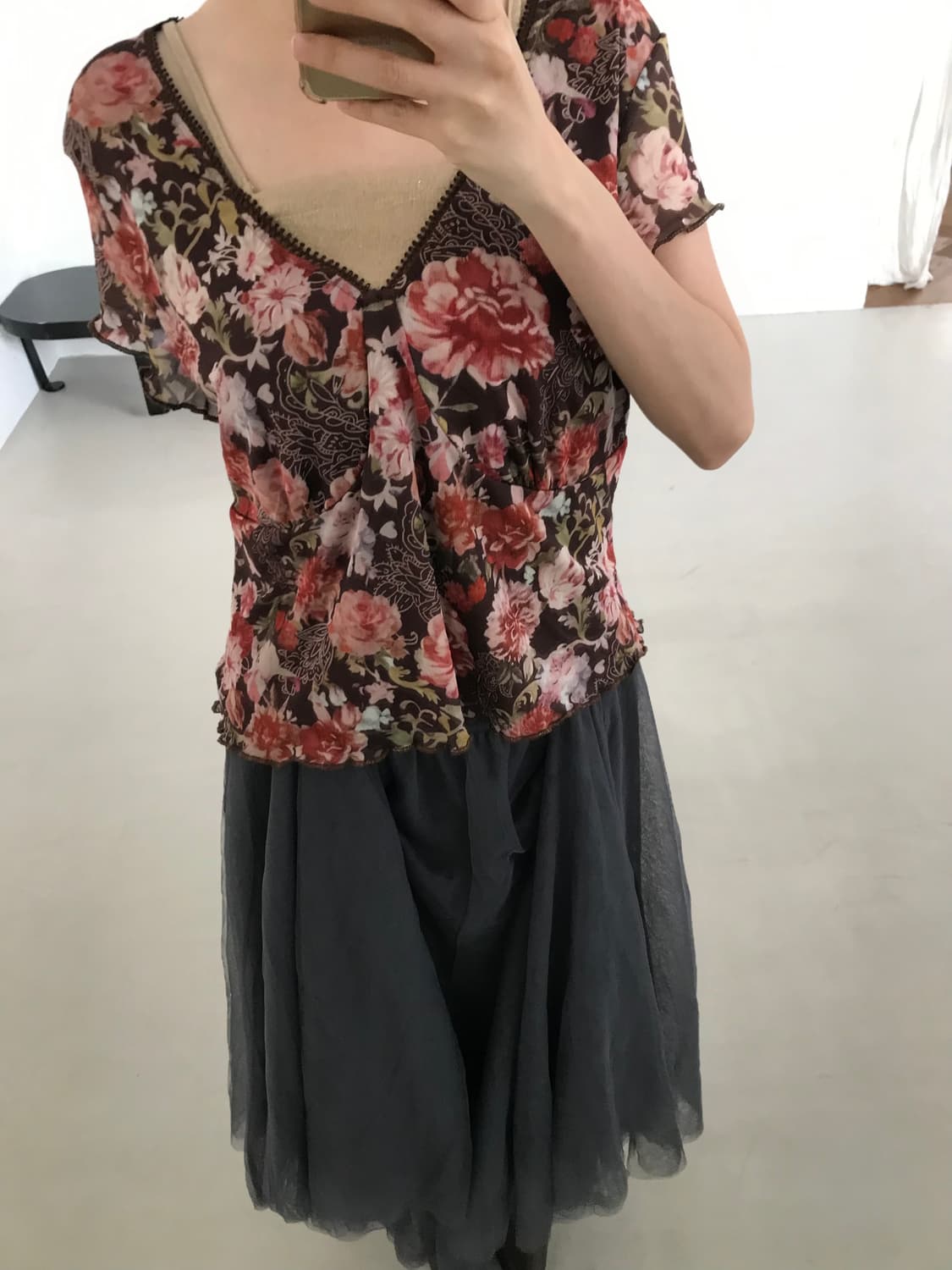 vintage sha skirt 상품이미지4
