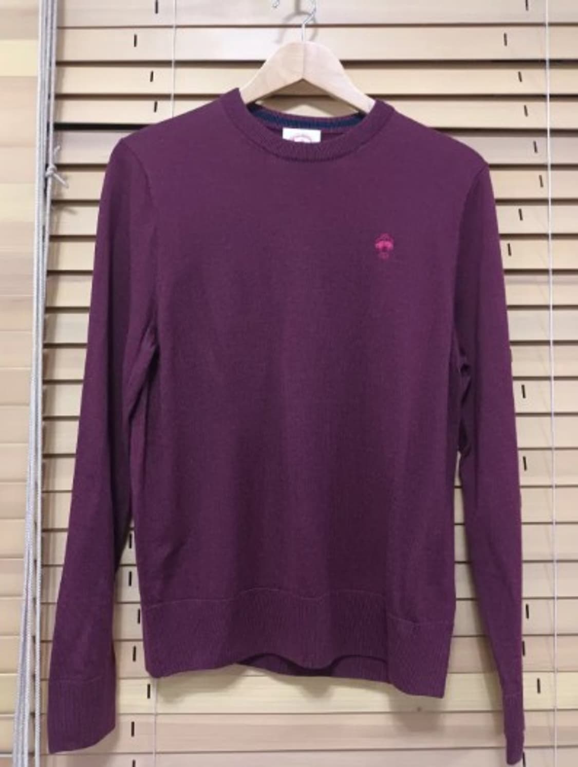 브룩스브라더스 남성 와인울100니트 S사이즈 상품이미지2