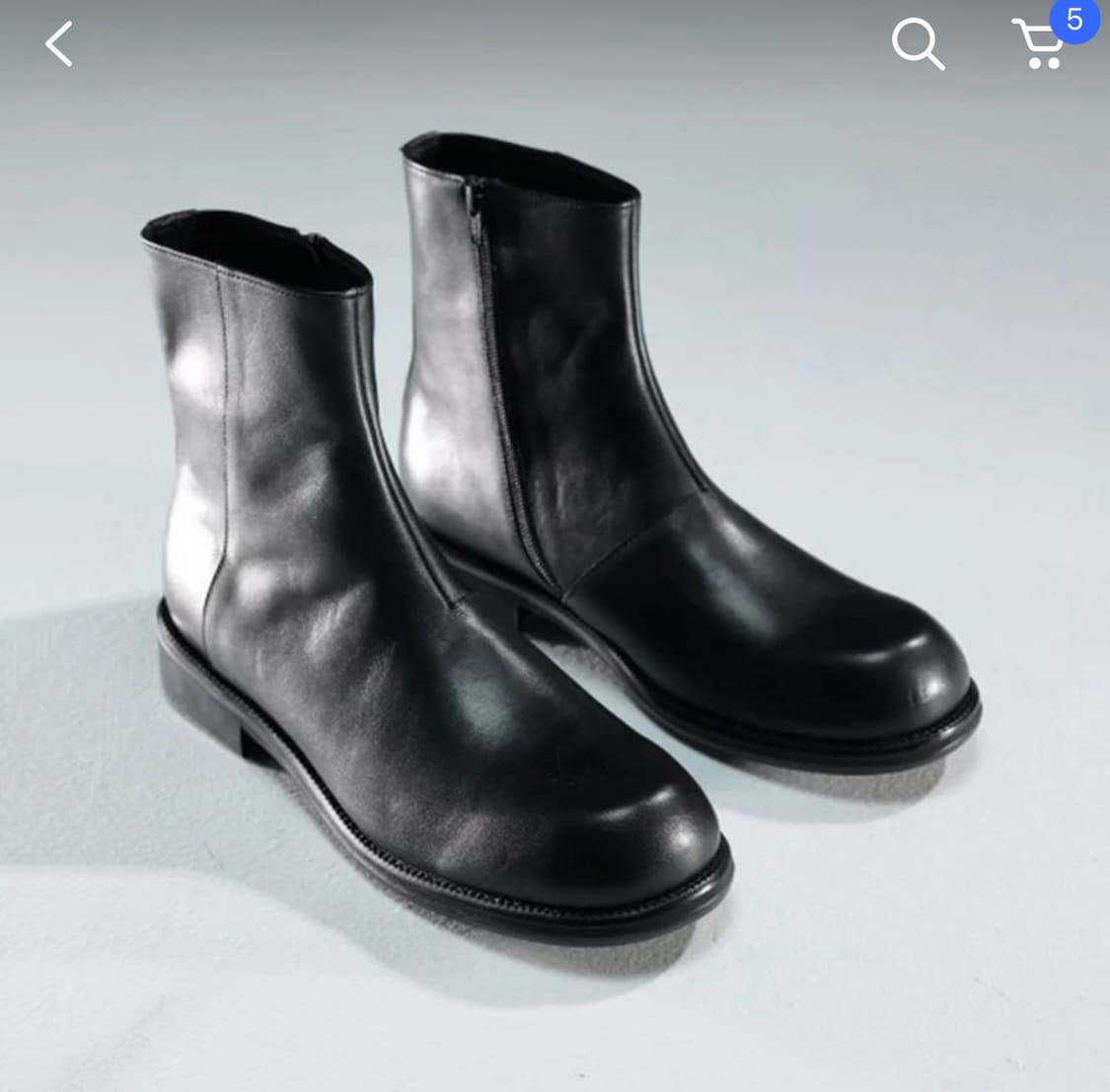 야세 스파이럴 카우하이드 부츠 상품이미지1