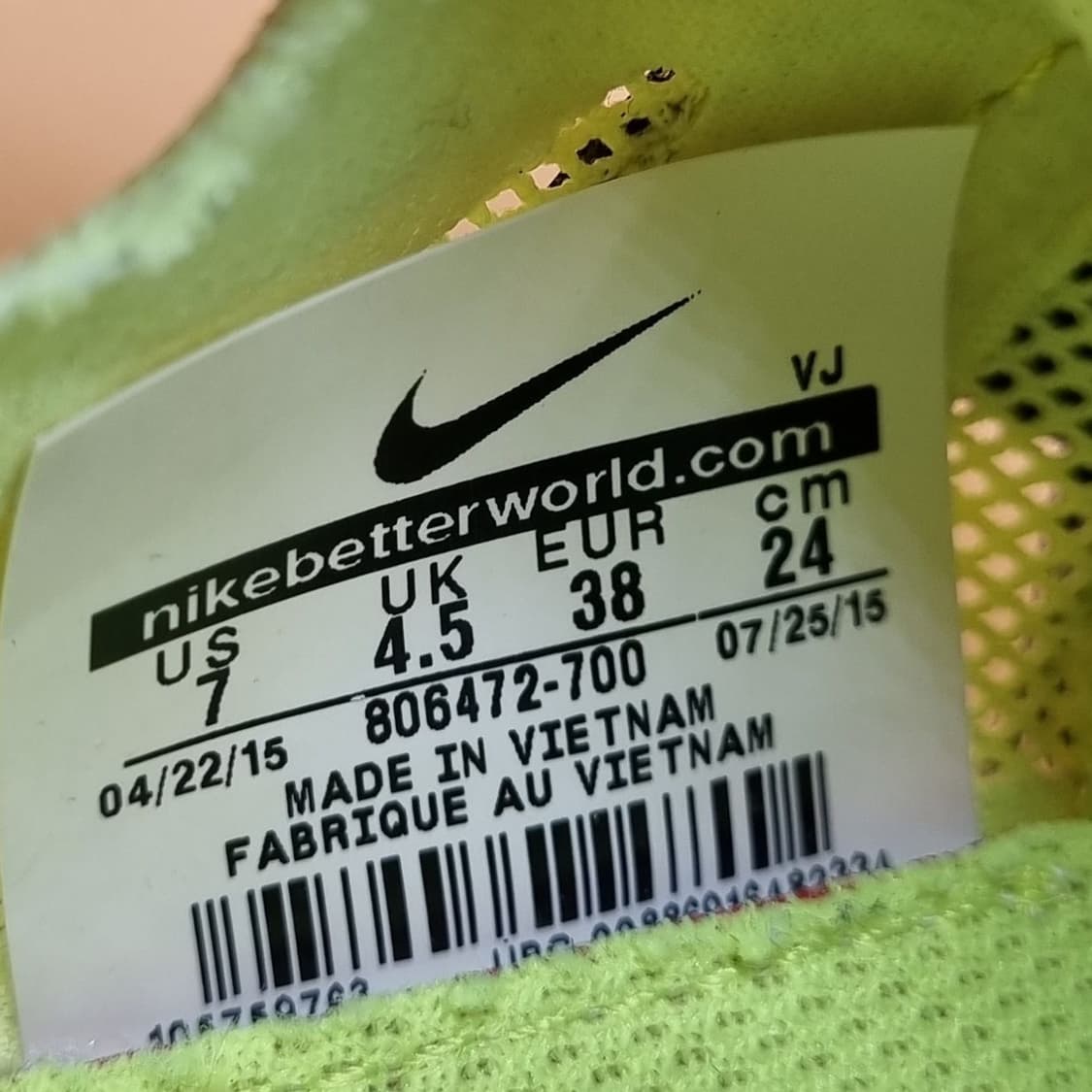 나이키 에어 줌. 핏 런닝화240. 상품이미지6