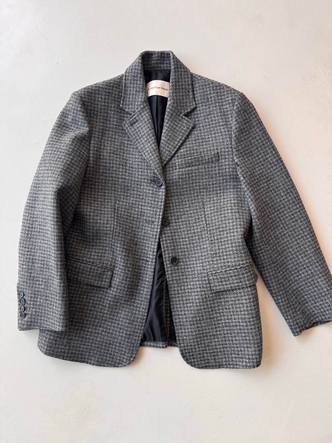 LFM. Lexx Finger Marché 울 블레이저 (하운드투스) 상품이미지2
