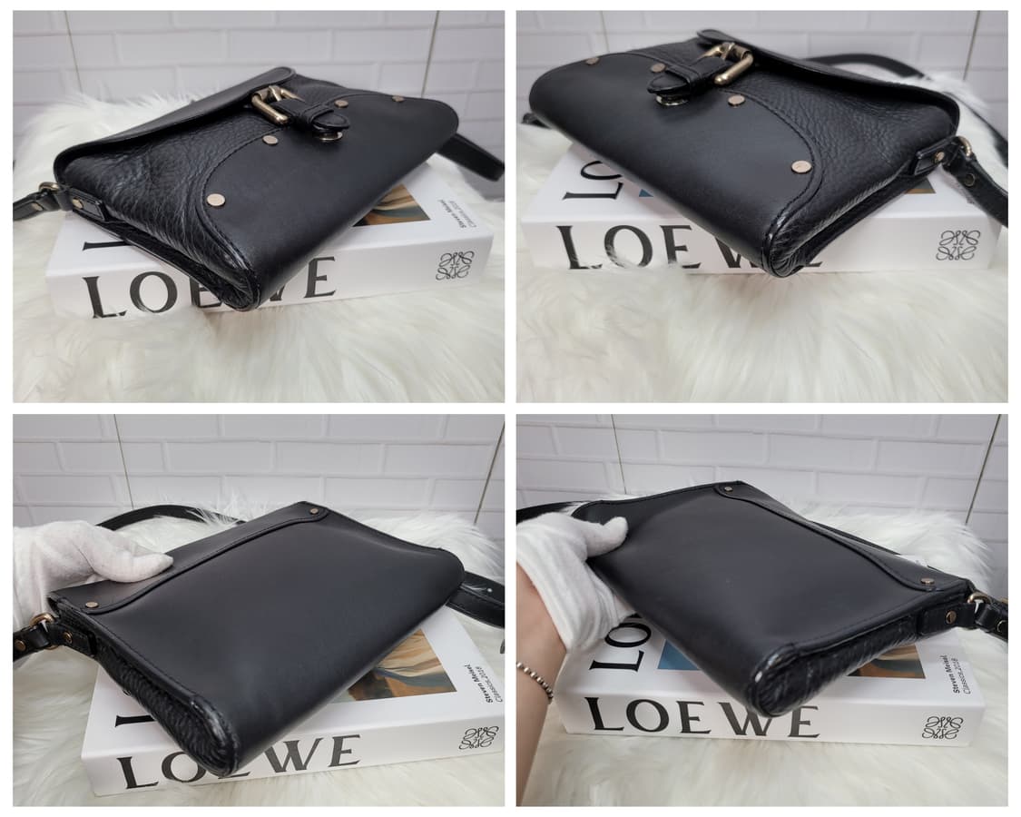 버버리 레더 가죽 크로스백 숄더백 남여공용 가능 상품이미지6