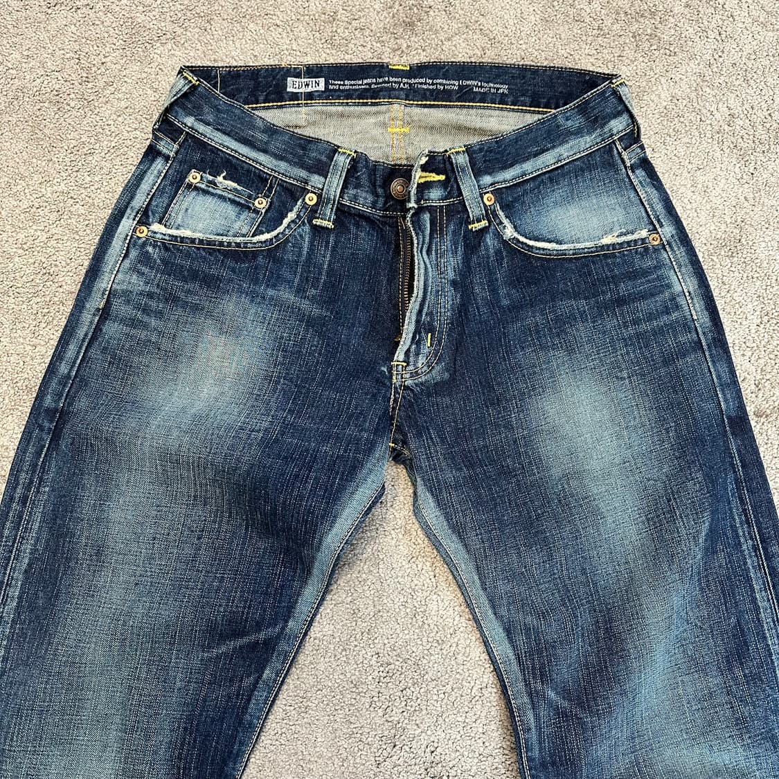 에드윈503 레귤러 스트레이트 페이드 데님 팬츠(30) 상품이미지6