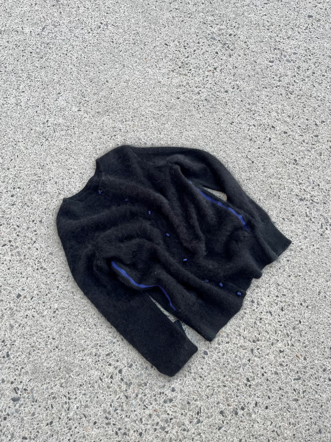 YOSHIO KUBO 앙고라 가디건 상품이미지1