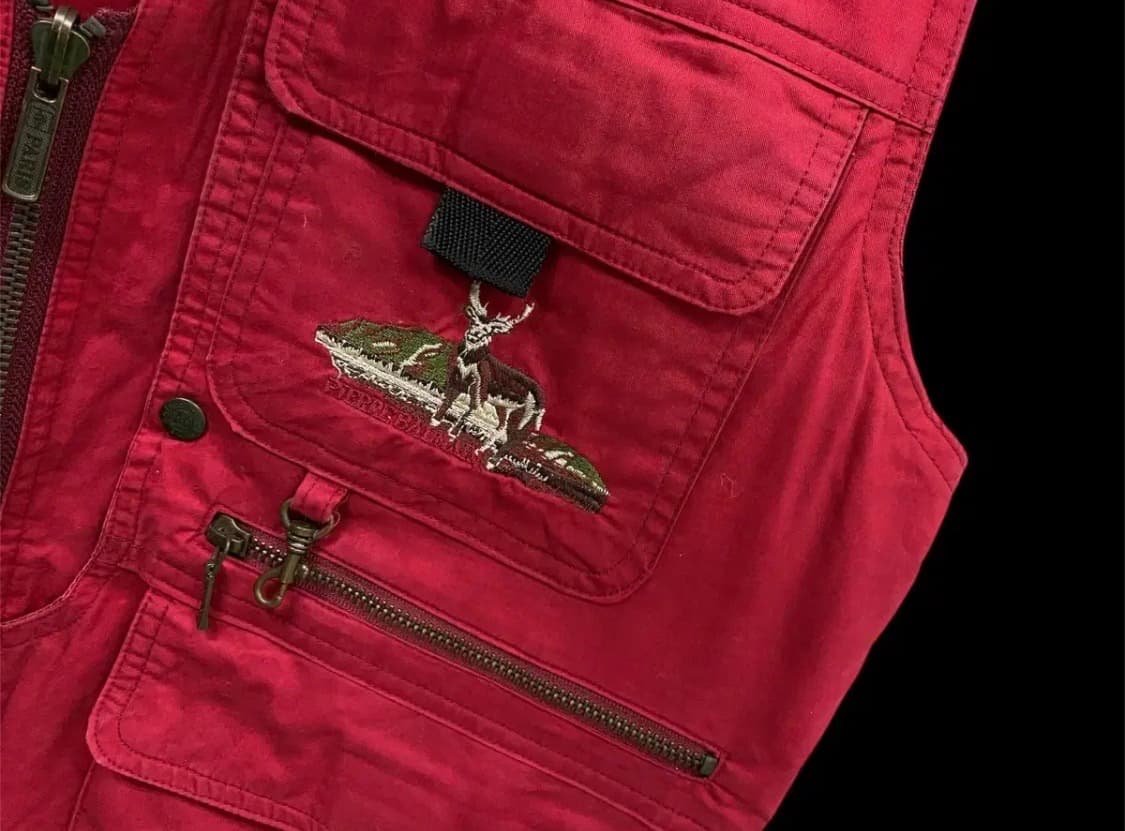 Pierre Balmain 빈티지 아웃도어 베스트 L 상품이미지4