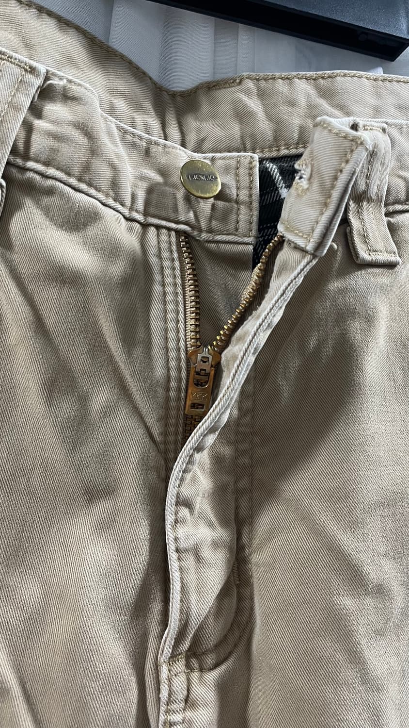 칼하트/ 체크 안감 워크 팬츠/ 34x32 상품이미지3