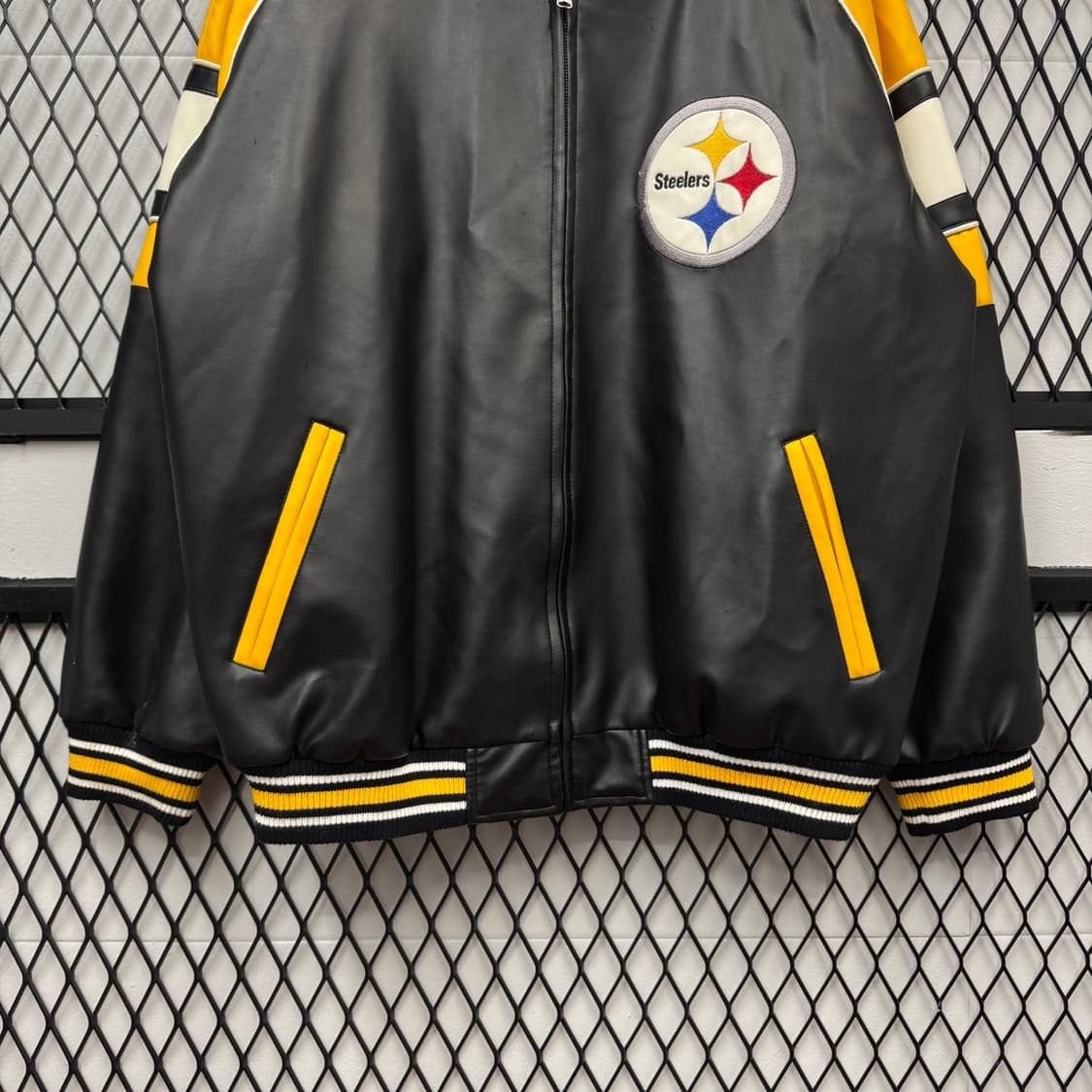 00s NFL X STEELERS G-lll 바시티 자켓 옐로  상품이미지4