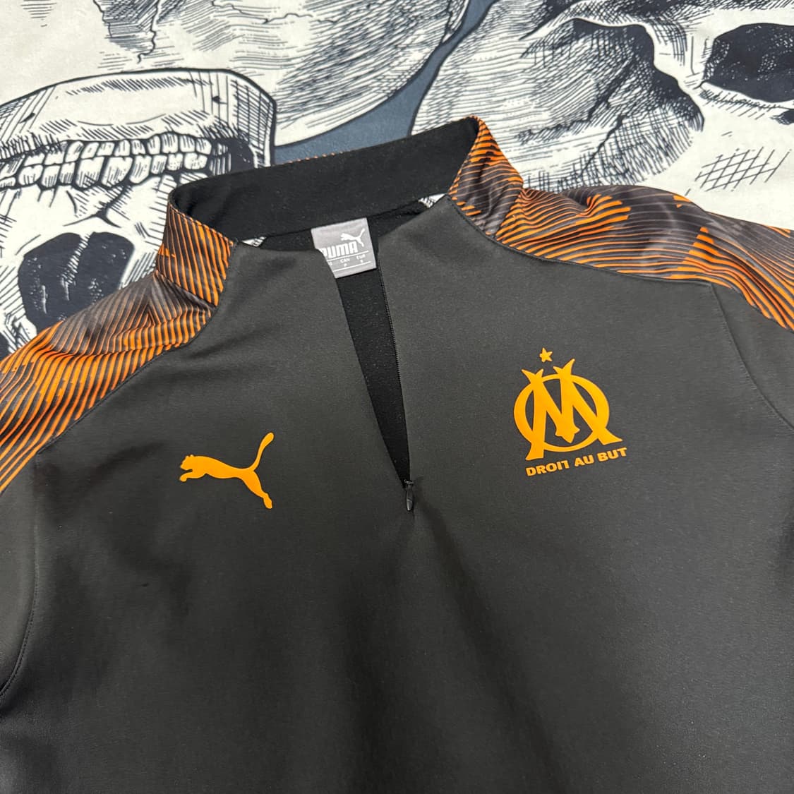 퓨마 19-20 마르세유 기모드릴탑 상의 S사이즈  상품이미지2