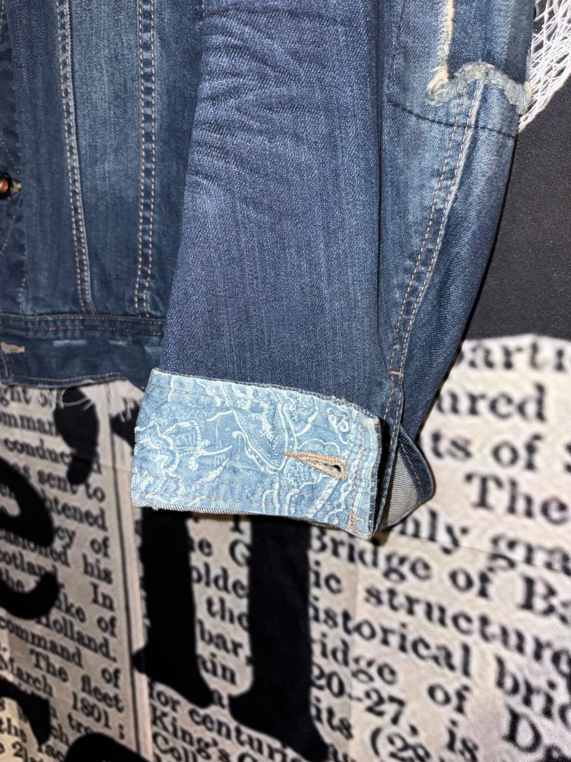 Buckaroo grunge detail denim jk 상품이미지9