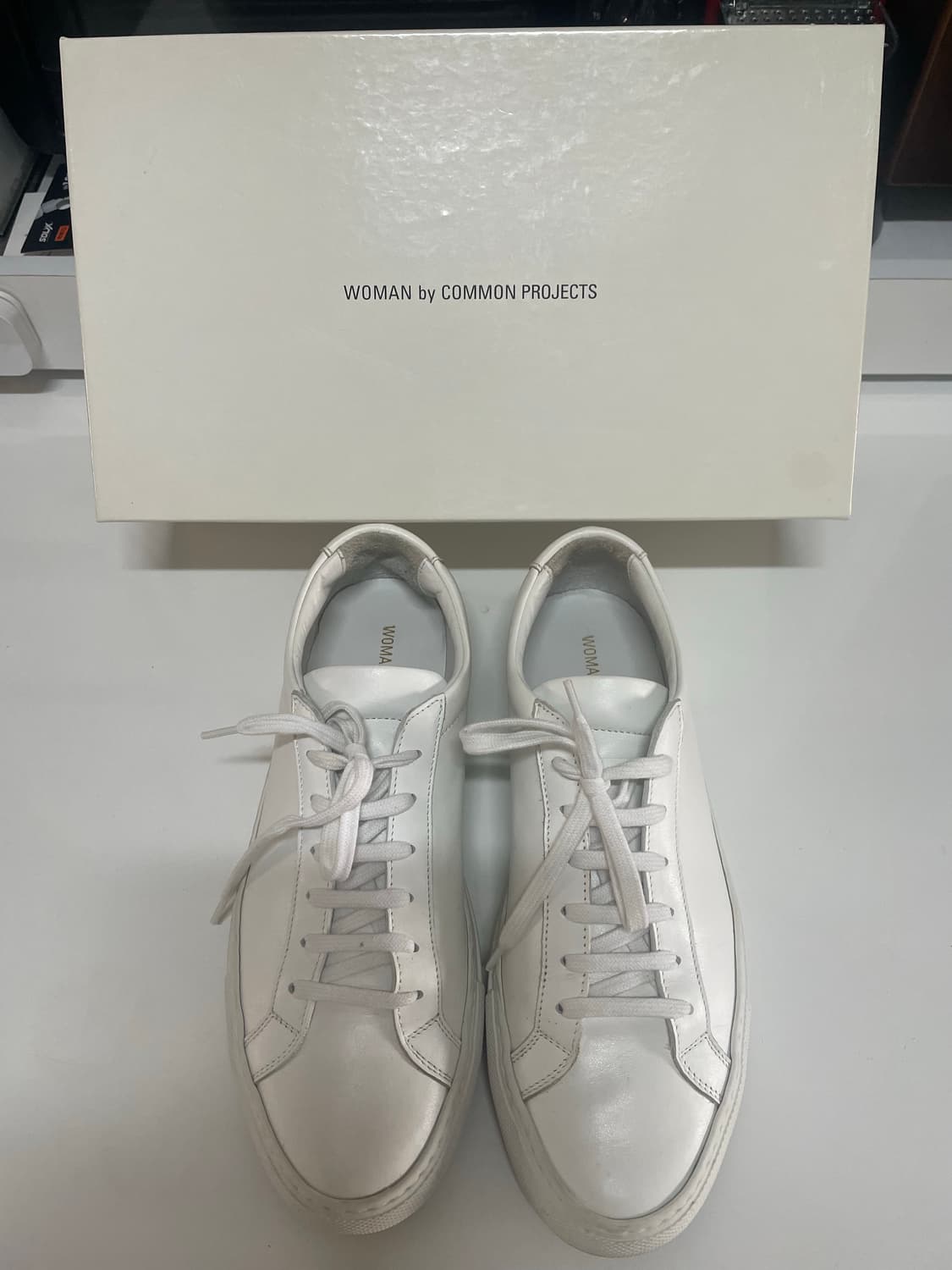 커먼프로젝트 아킬레스 로우 화이트 우먼스 스니커즈 37 상품이미지1