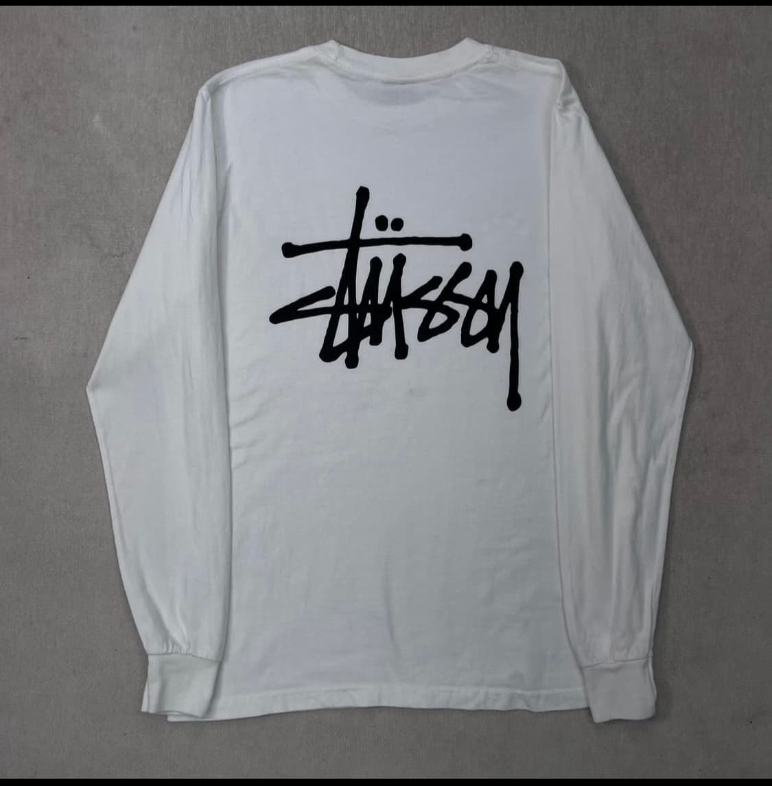 스투시 베이직 롱슬리브 티셔츠 화이트 상품이미지2