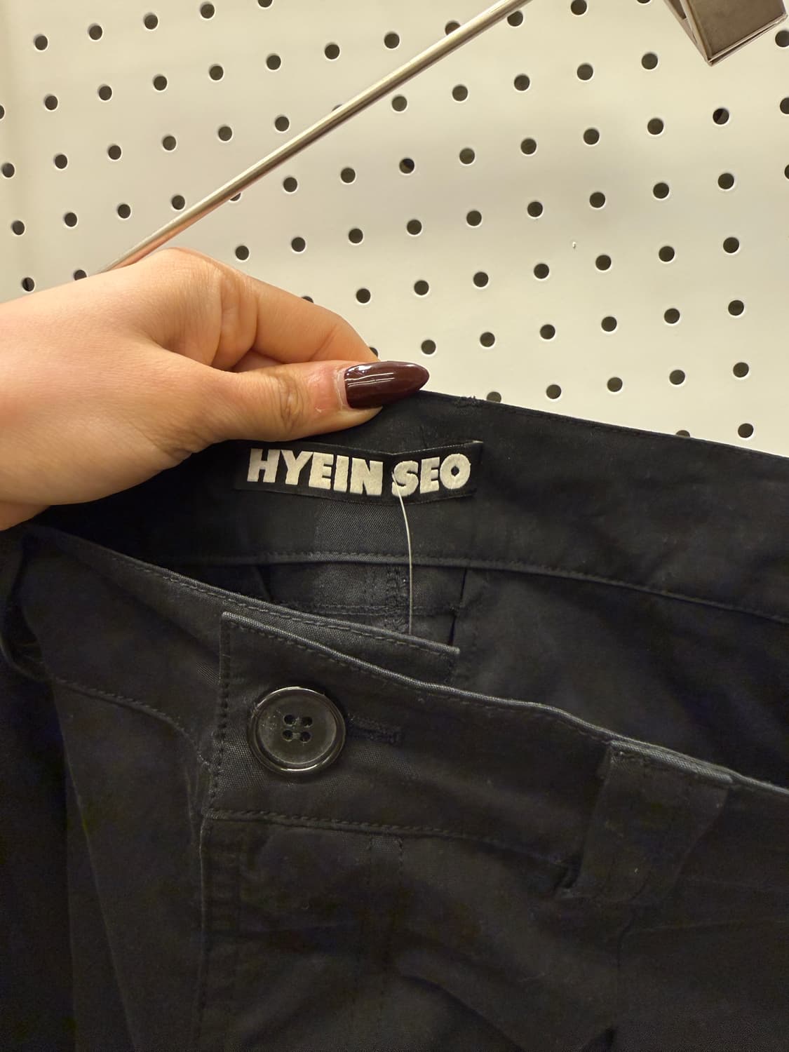 혜인서 밀리터리 카고팬츠 블랙 U1359 상품이미지5