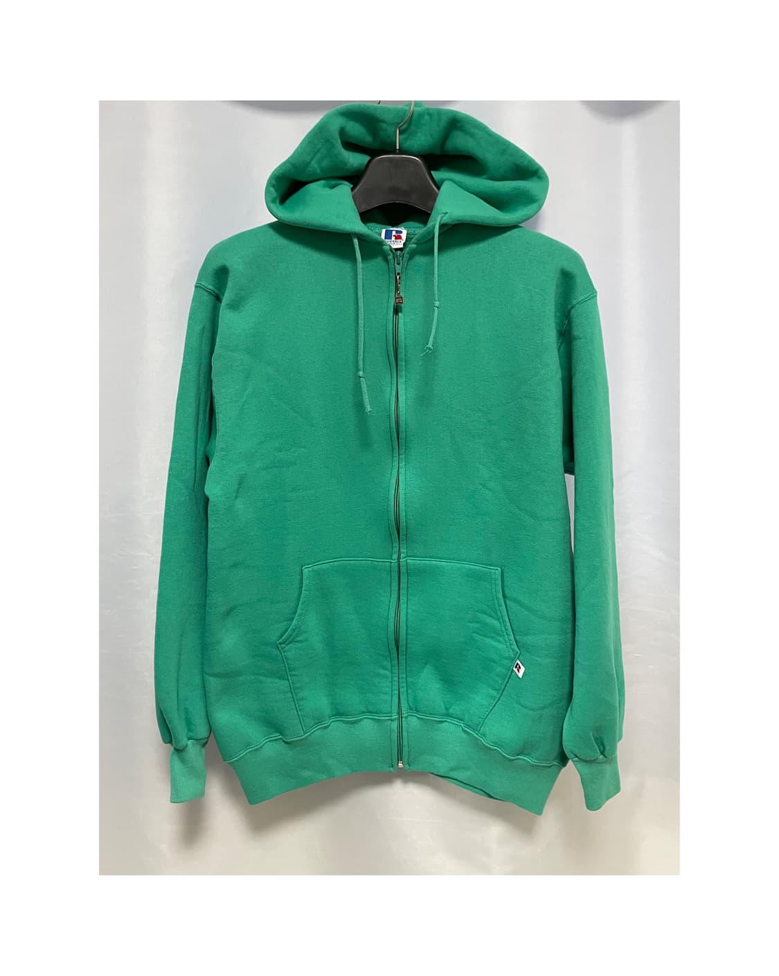 [D.O Vtg] 90s 러셀 50/50 후드 집업 민트 그린(XL) 상품이미지1