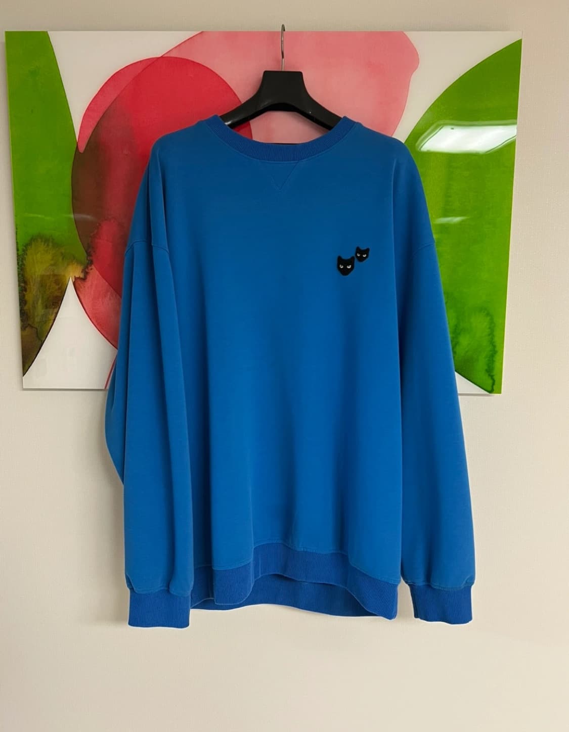 [XL] 송지오옴므 지제로 맨투맨 블루 상품이미지1