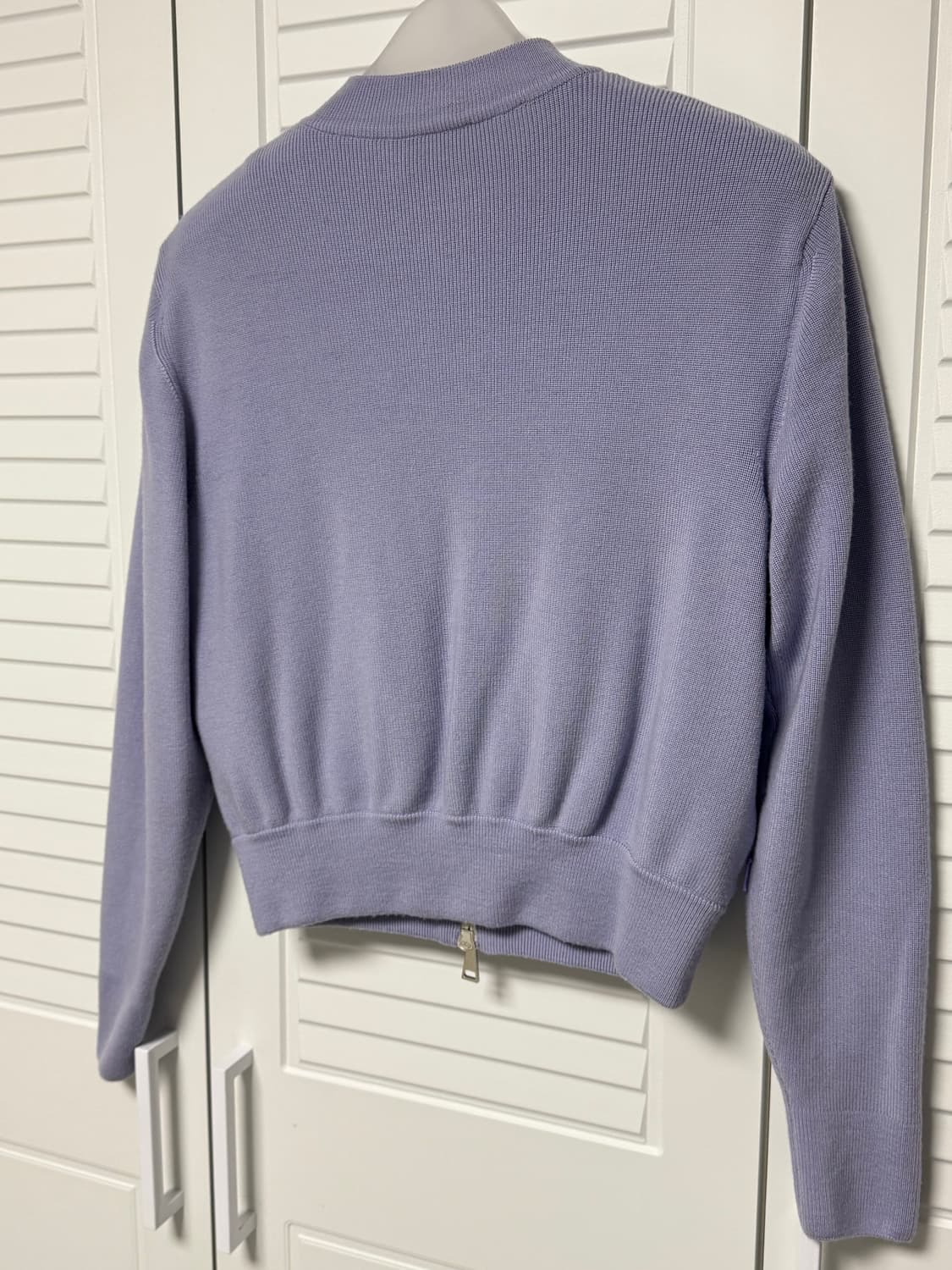 몽클레어 니트패딩 울 가디건 라일락 - 23SS 상품이미지3