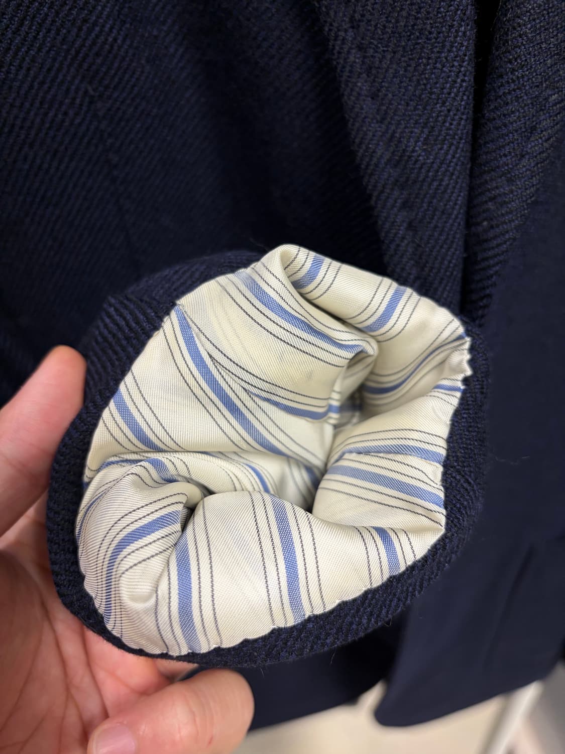 투모로우랜드 제냐 원단 캐쉬미어 울 블레이져 46 size 상품이미지7