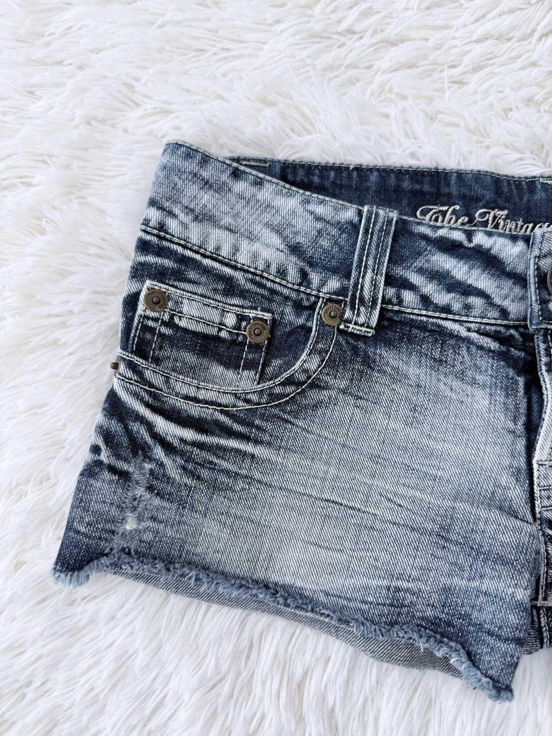 빈티지 아메리칸 플래그 로우라이즈 쇼츠 상품이미지2