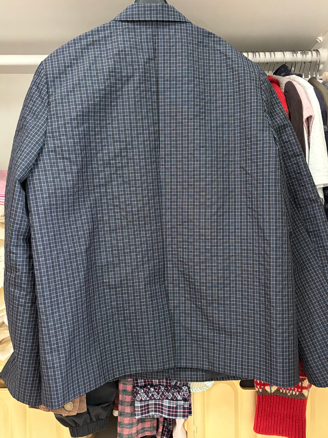 페스토 CHECK DOUBLE JACKET DARK LAKE 상품이미지2