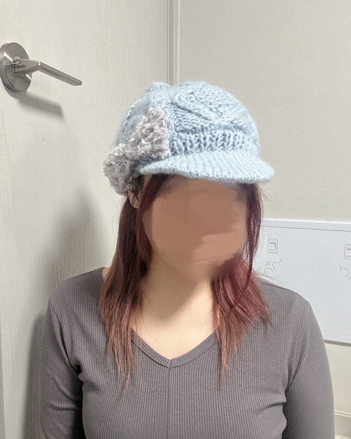 몽글 플러피 리본 비니 캡 상품이미지8