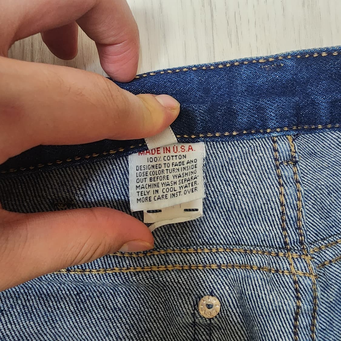 빈티지 80s 캘빈클라인 청바지 USA 상품이미지8