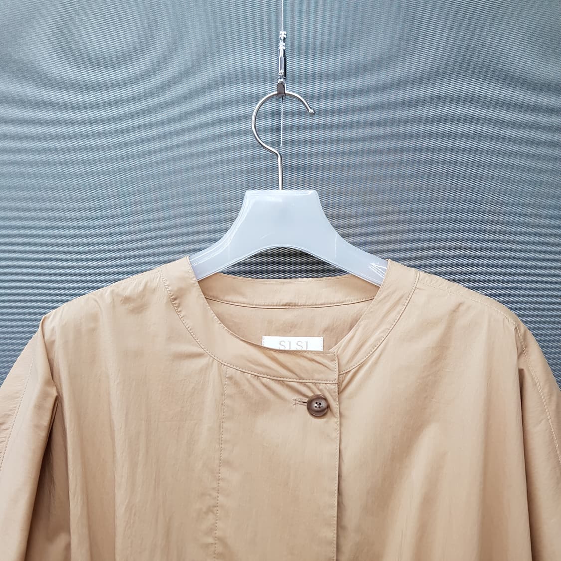 한섬 SJSJ 노카라 코튼 혼방 셔츠 82-94-160사이즈 상품이미지2