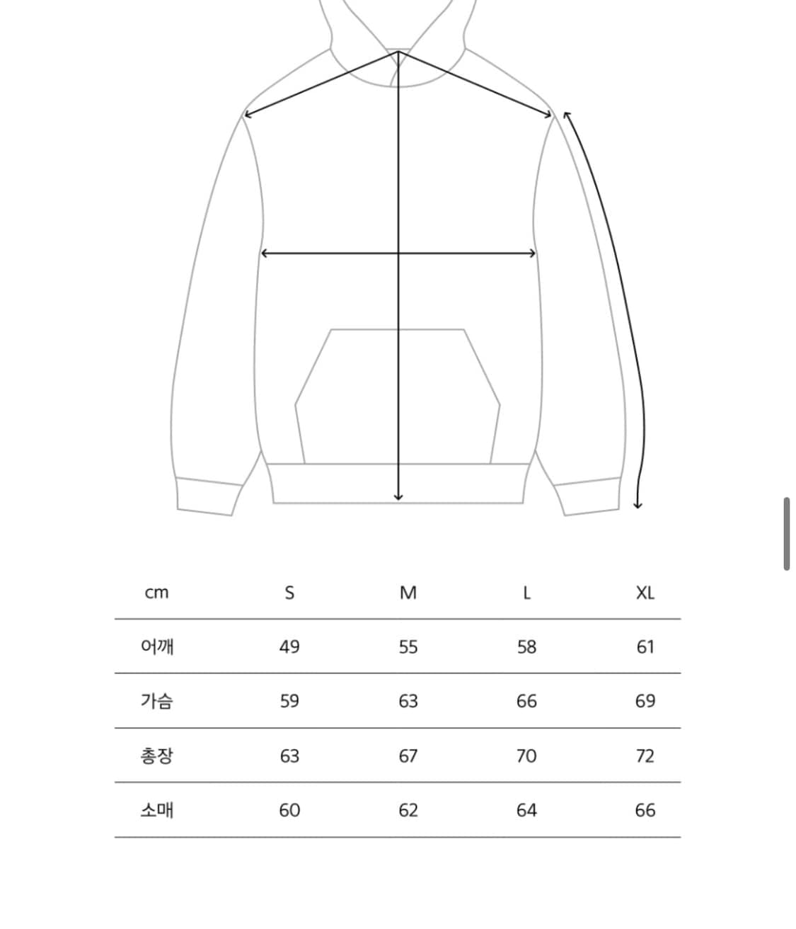 새상품(S) MMLG 87mm 로고 후드티 네이비 상품이미지5