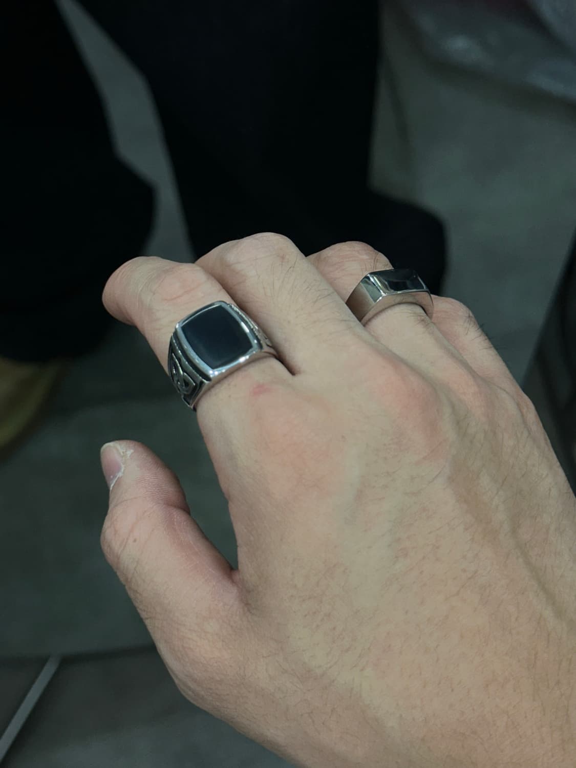 Gloss square - 유광 사각 반지 상품이미지4