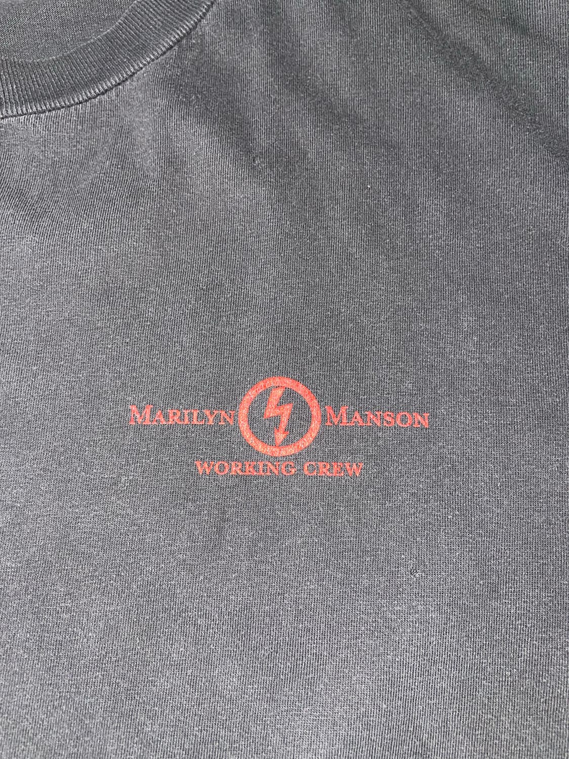90s 마릴린맨슨 워킹크루 티셔츠 상품이미지5