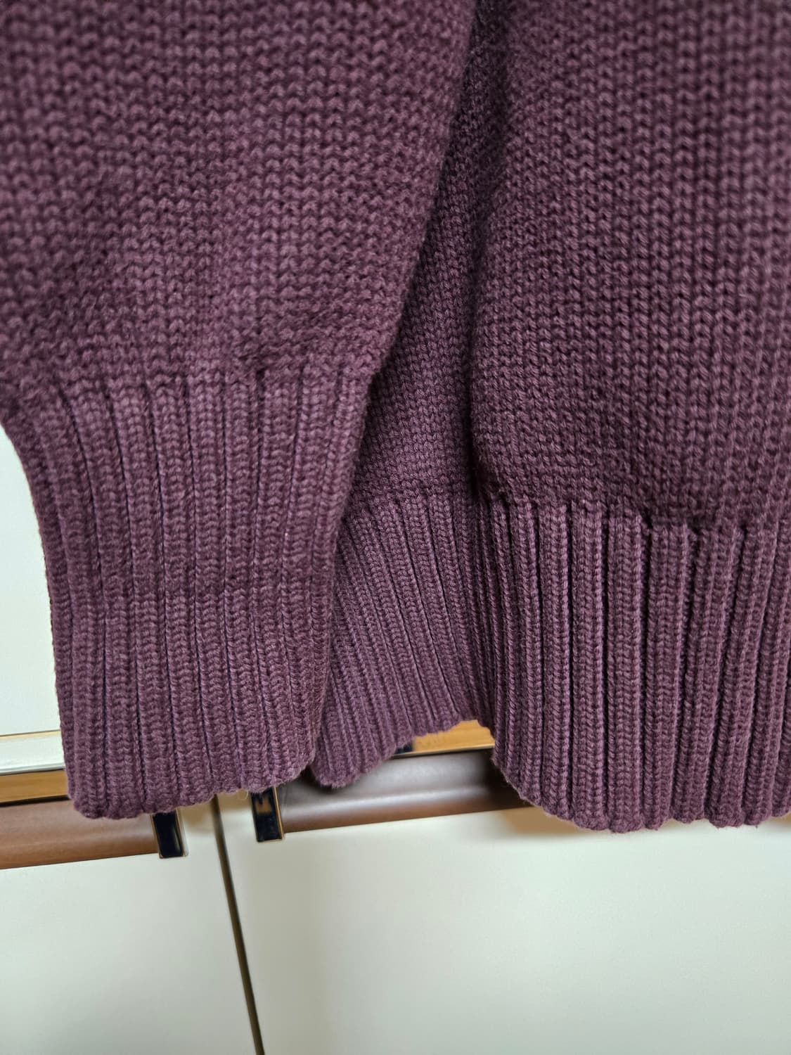 폴로 랄프로렌 버건디 니트 스웨터 상품이미지5