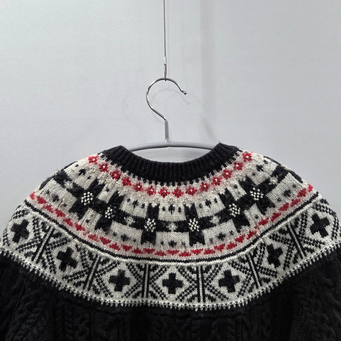 폴로랄프로렌 걸즈 페어아일 캐시미어 울 블랜드 피셔맨 니트 L/12/14 상품이미지6