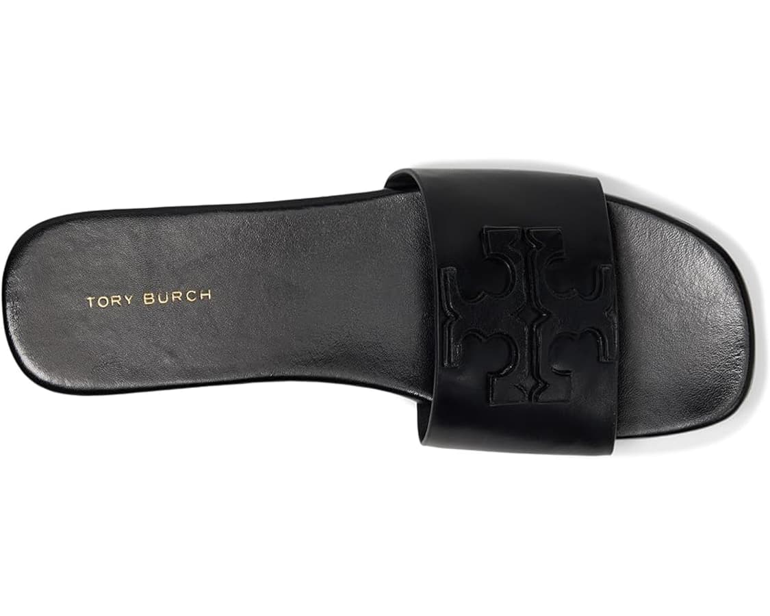 토리버치 ines 더블티 플랫 슬라이드 샌들 perpect black 상품이미지2