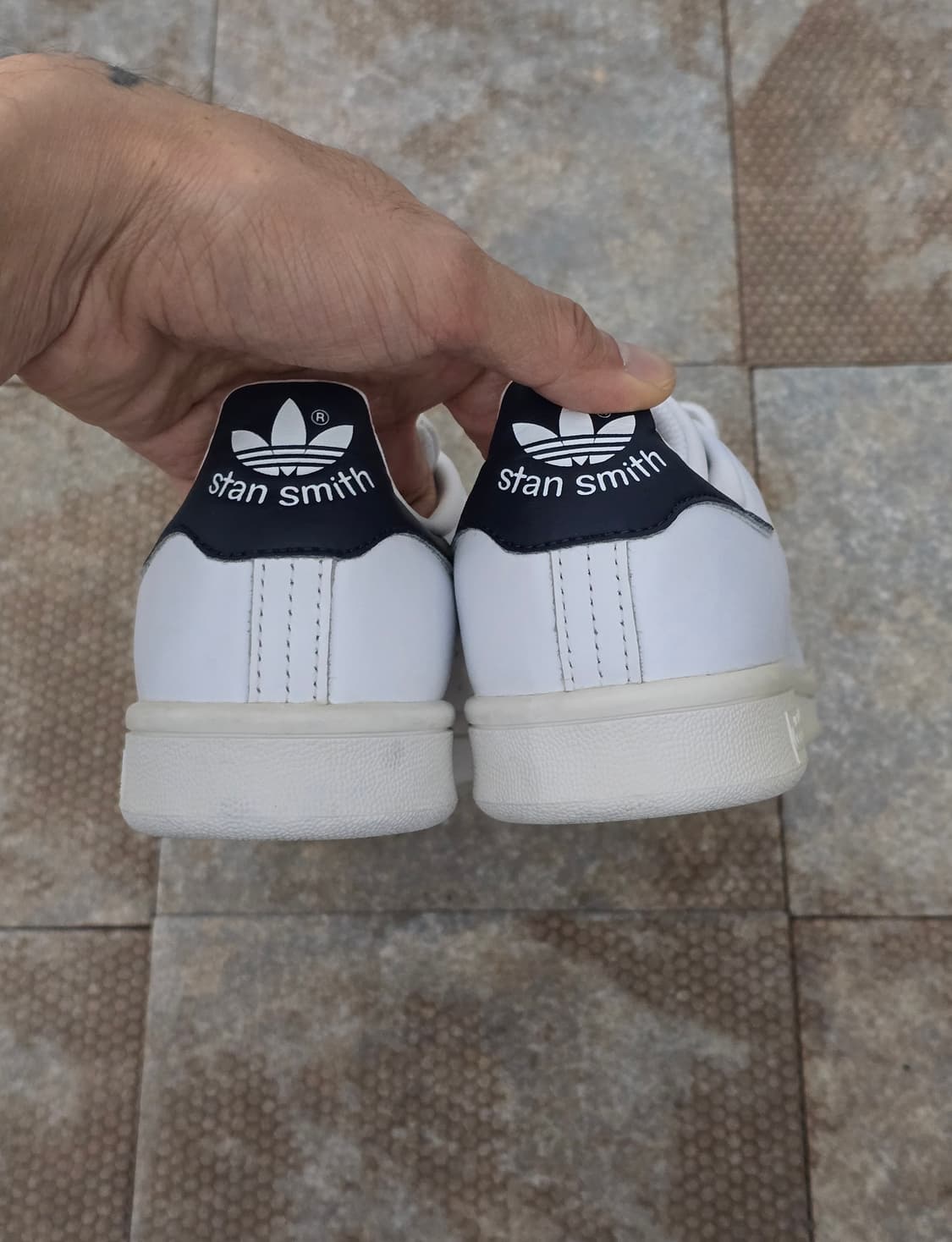 (220)아디다스 스탠스미스 화이트 네이비 상품이미지8