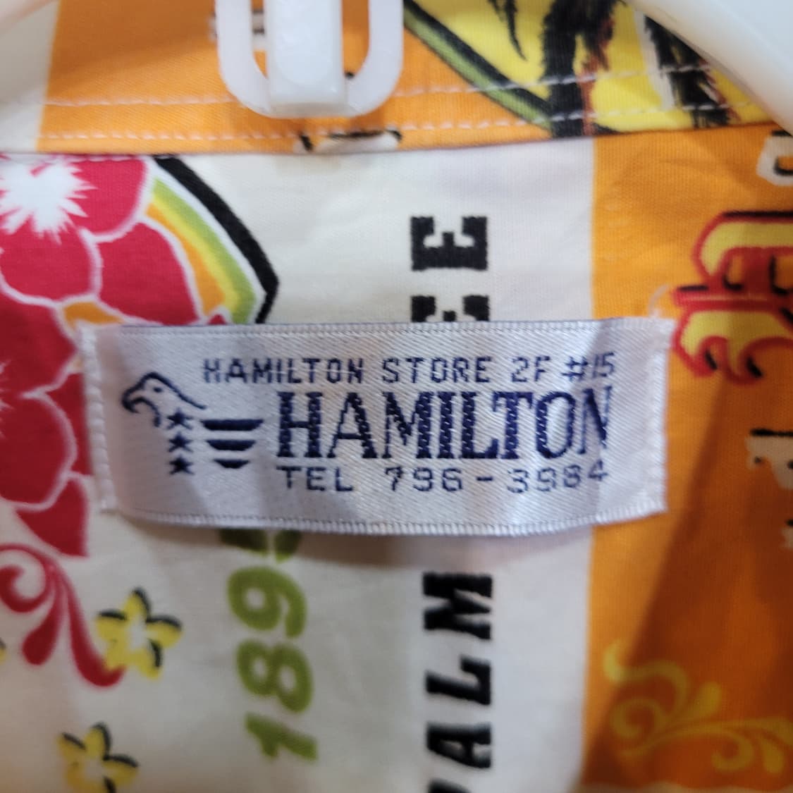 HAMILTON 빈티지 하와이안 셔츠 상품이미지5