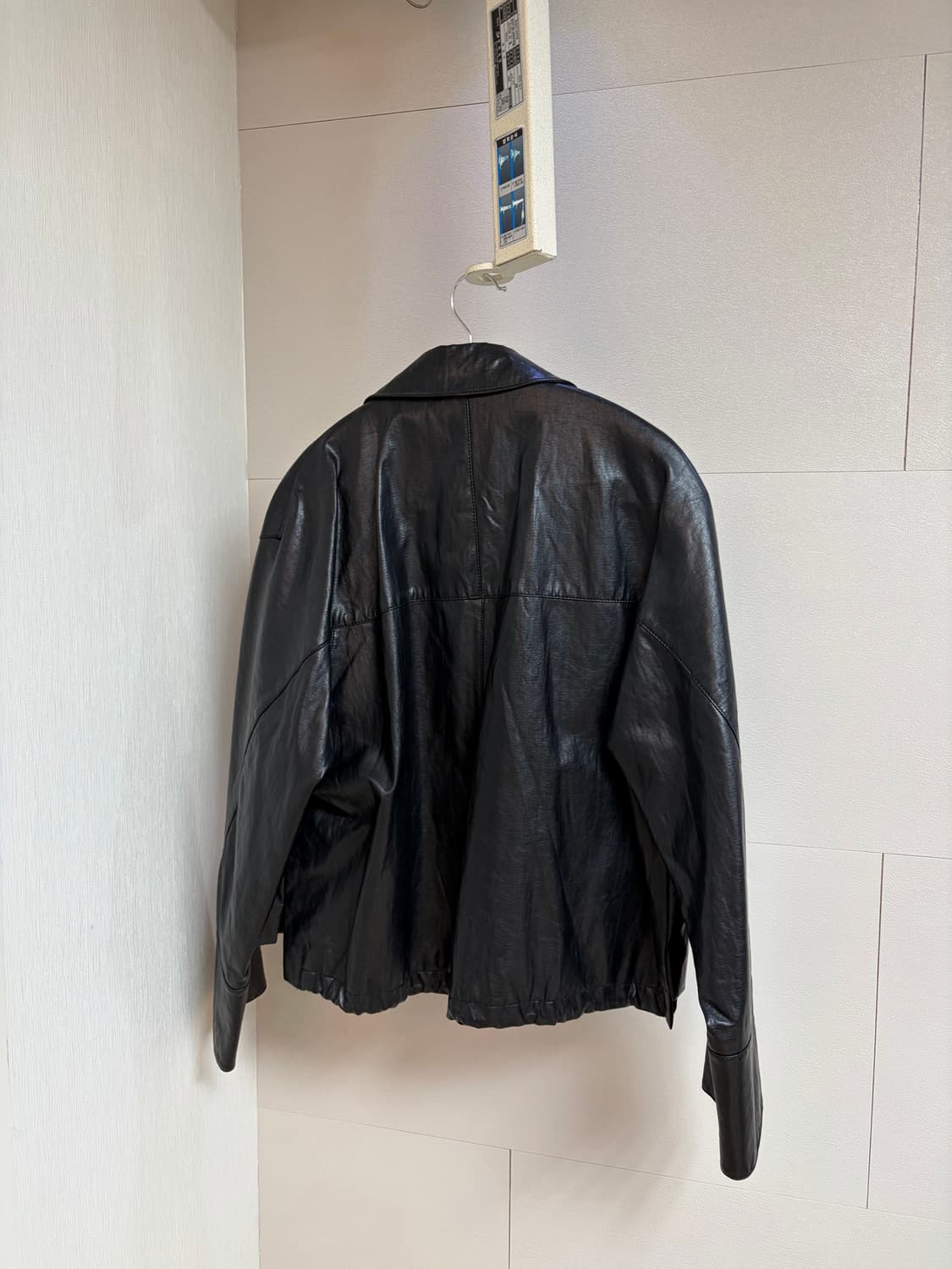 LIST 페이크레더 싱글버튼 자켓 상품이미지2