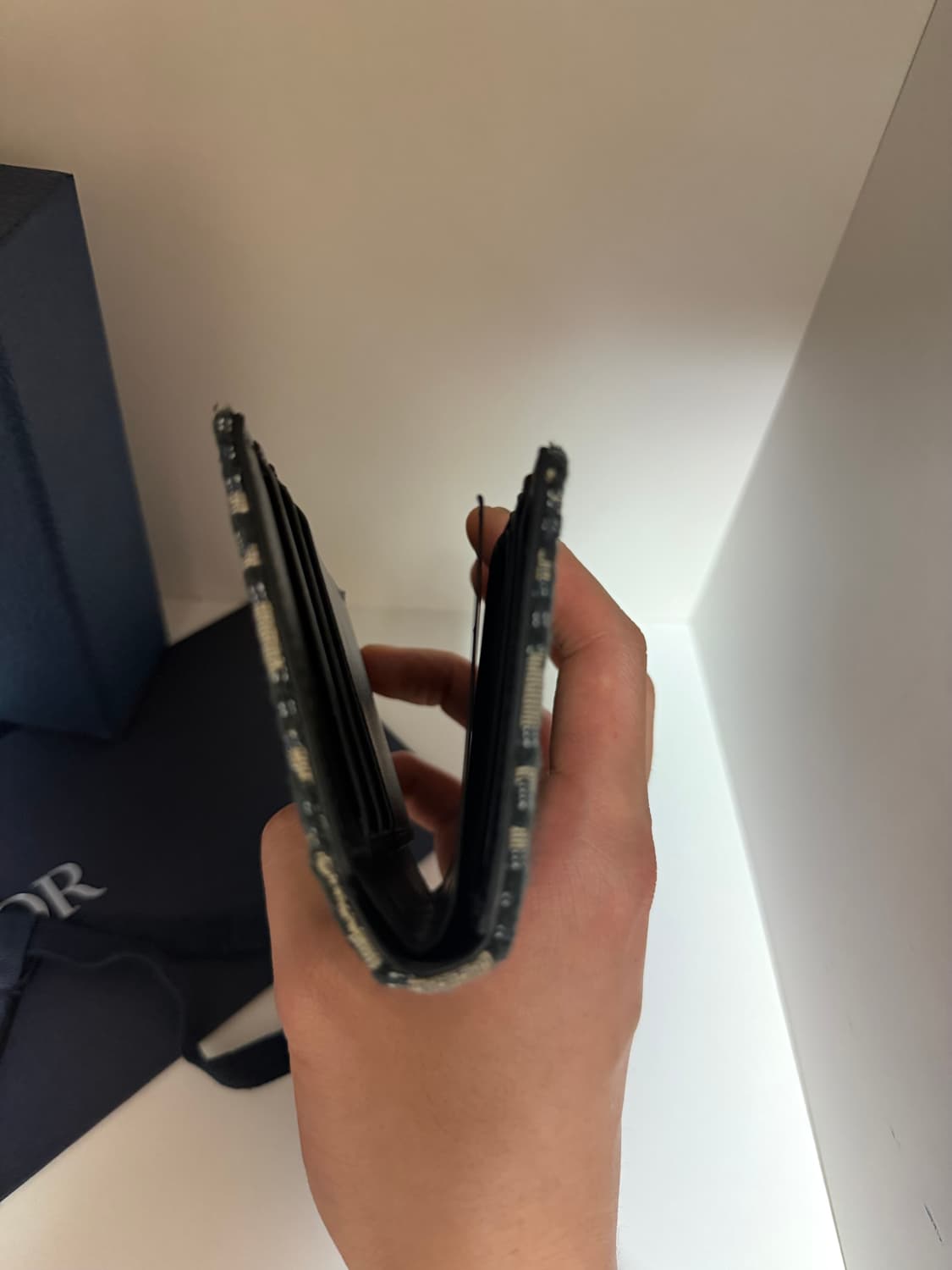 디올 오블리크 오거나이저 카드지갑 급처 상품이미지4