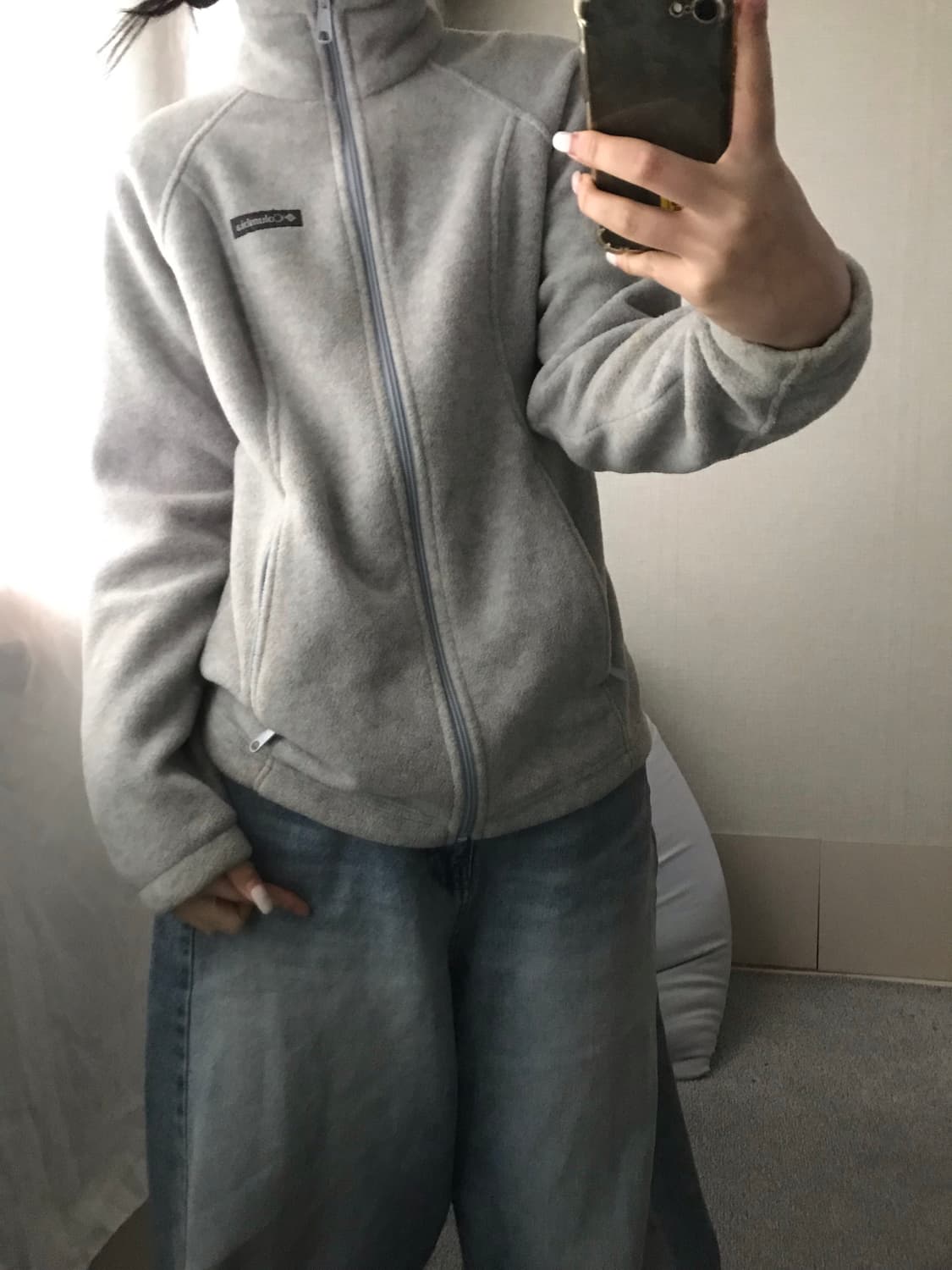 콜롬비아 그레이 후리스 상품이미지4