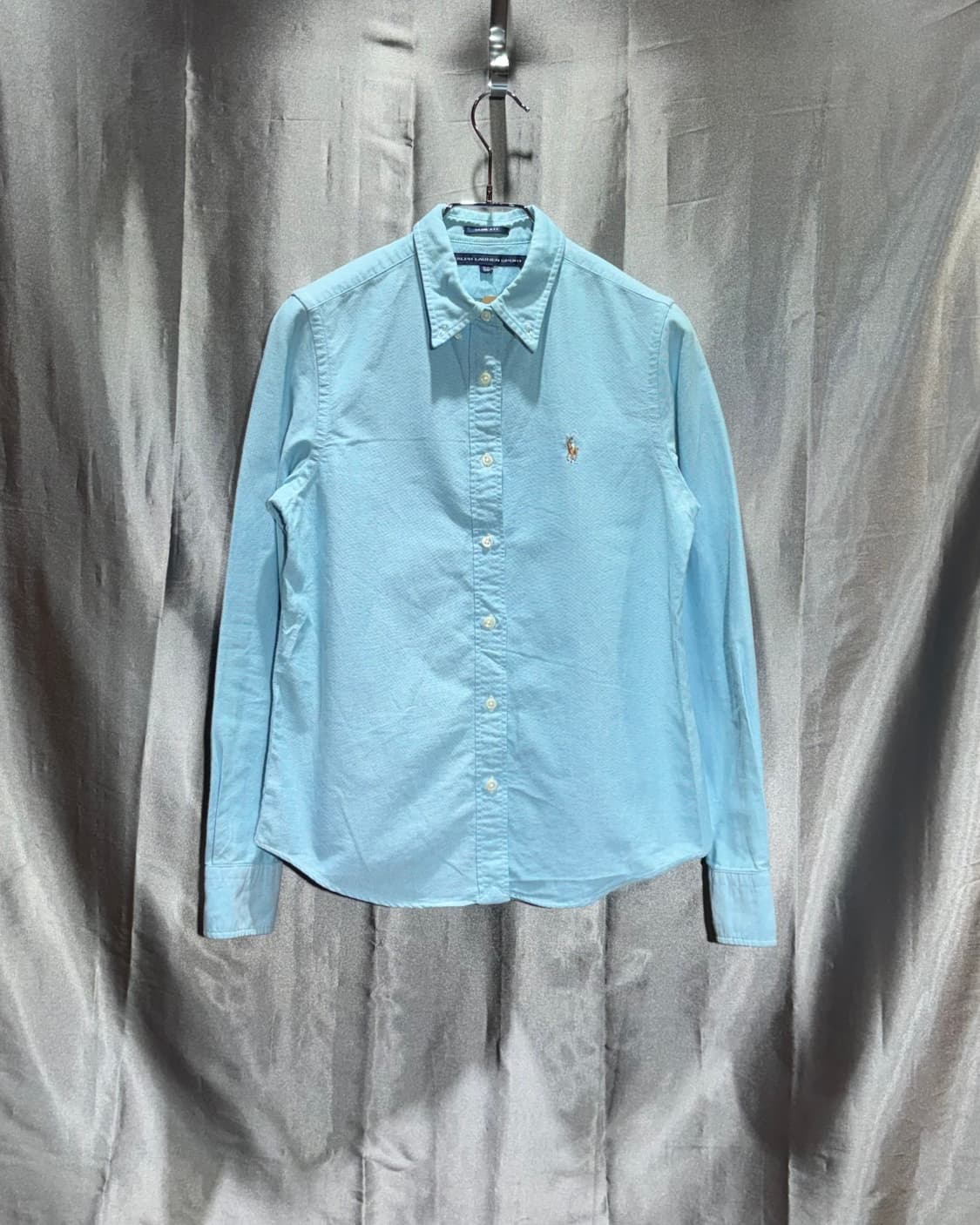 M 폴로랄프로렌 우먼스 스카이블루 코튼 셔츠  상품이미지2