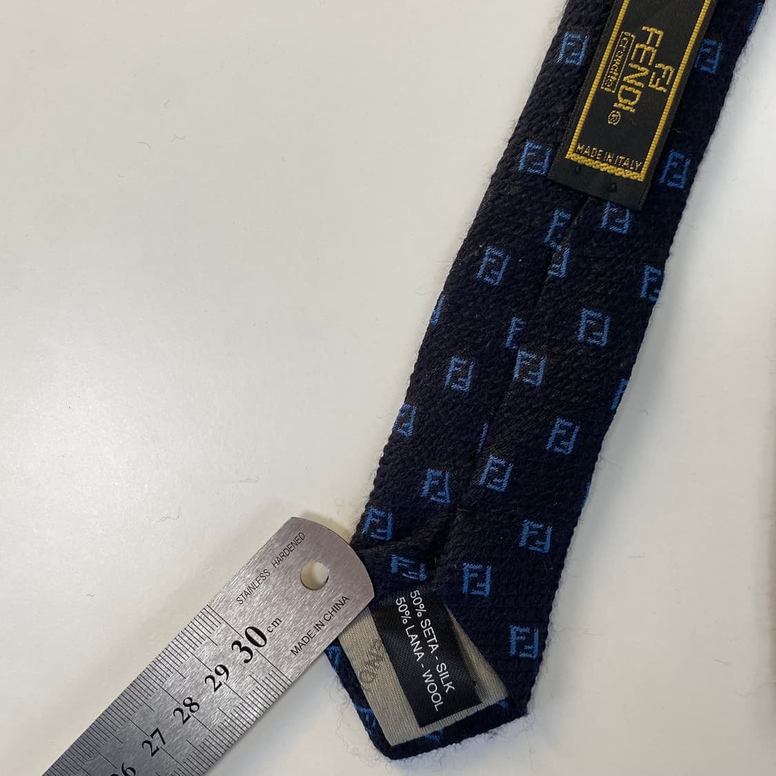 펜디 (FENDI) FF 모노그램 정품 명품 울혼방넥타이 상품이미지6