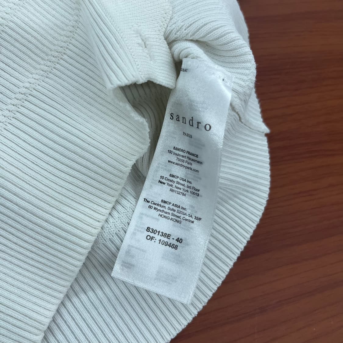 산드로 크롭 반팔 가디건 2 상품이미지6