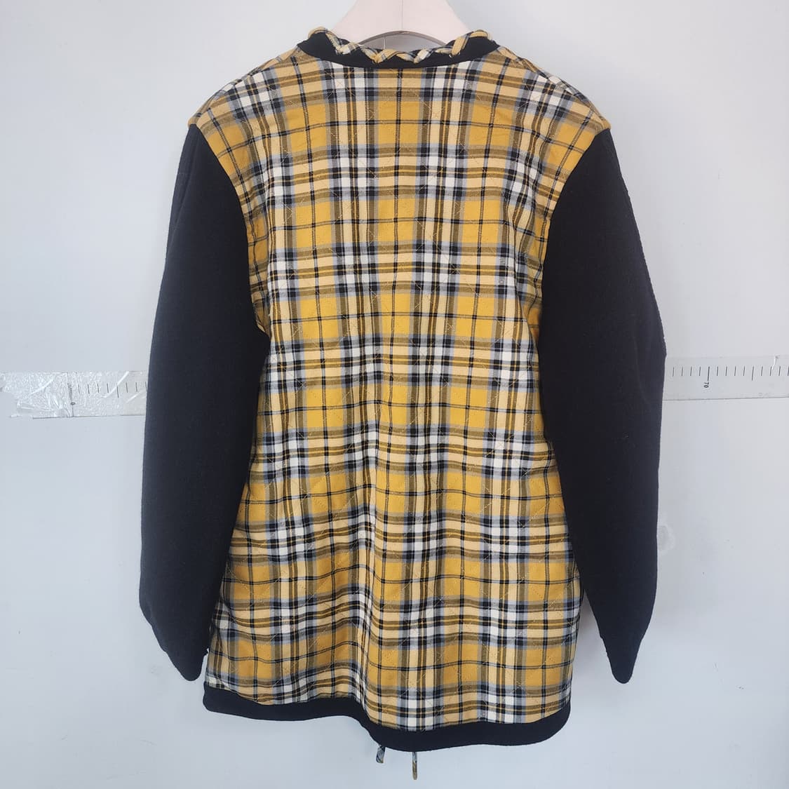 마쥬 리버시블 체크 레이스업 자켓 상품이미지5