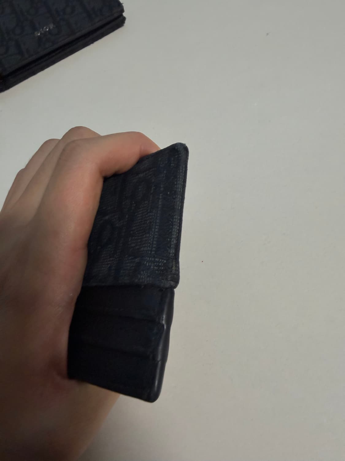 디올 오블리크 카드지갑 블랙 상태최상 거의새상품  상품이미지4