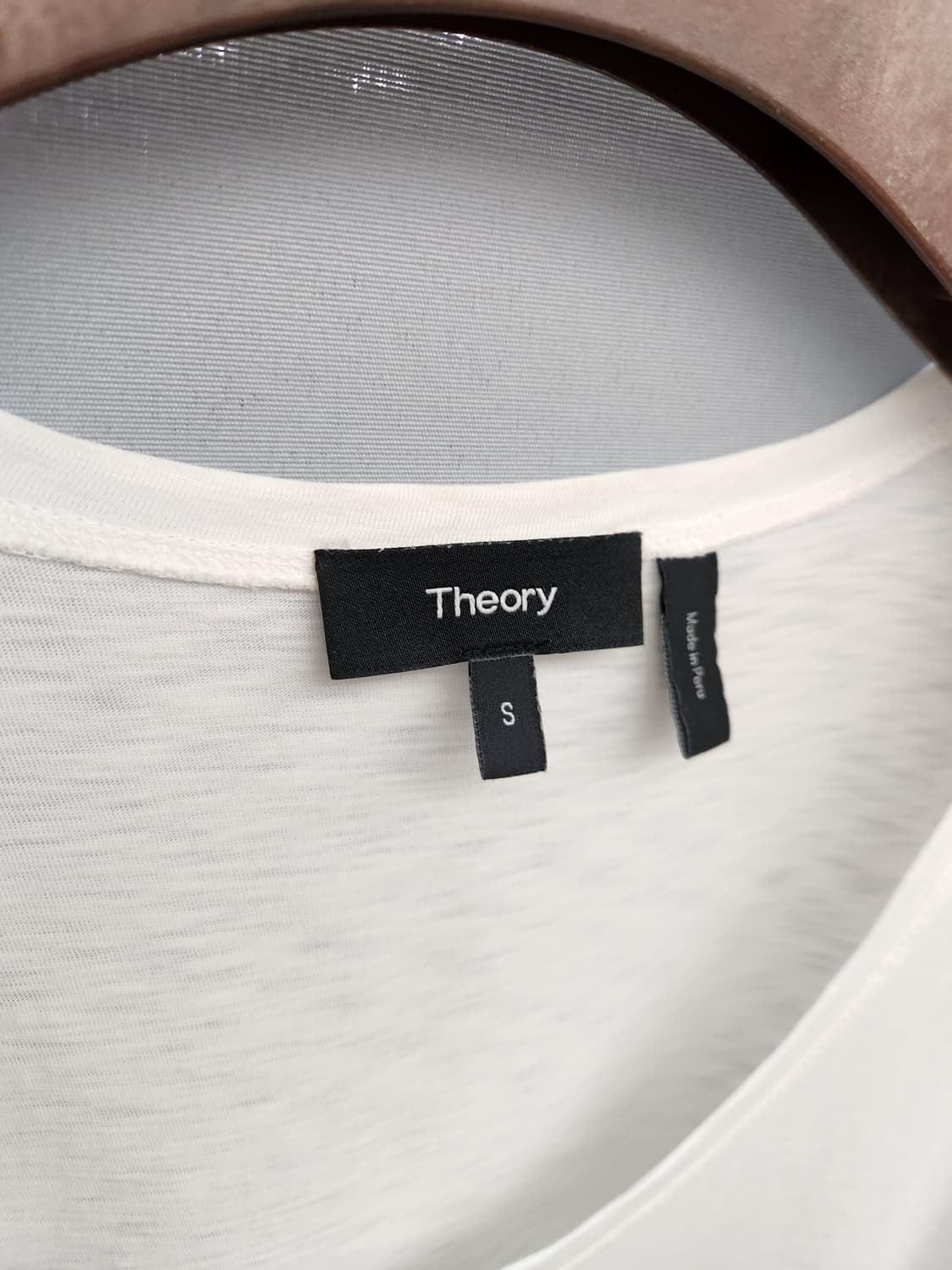 Theory 띠어리 흰색 반팔 티셔츠 상품이미지4