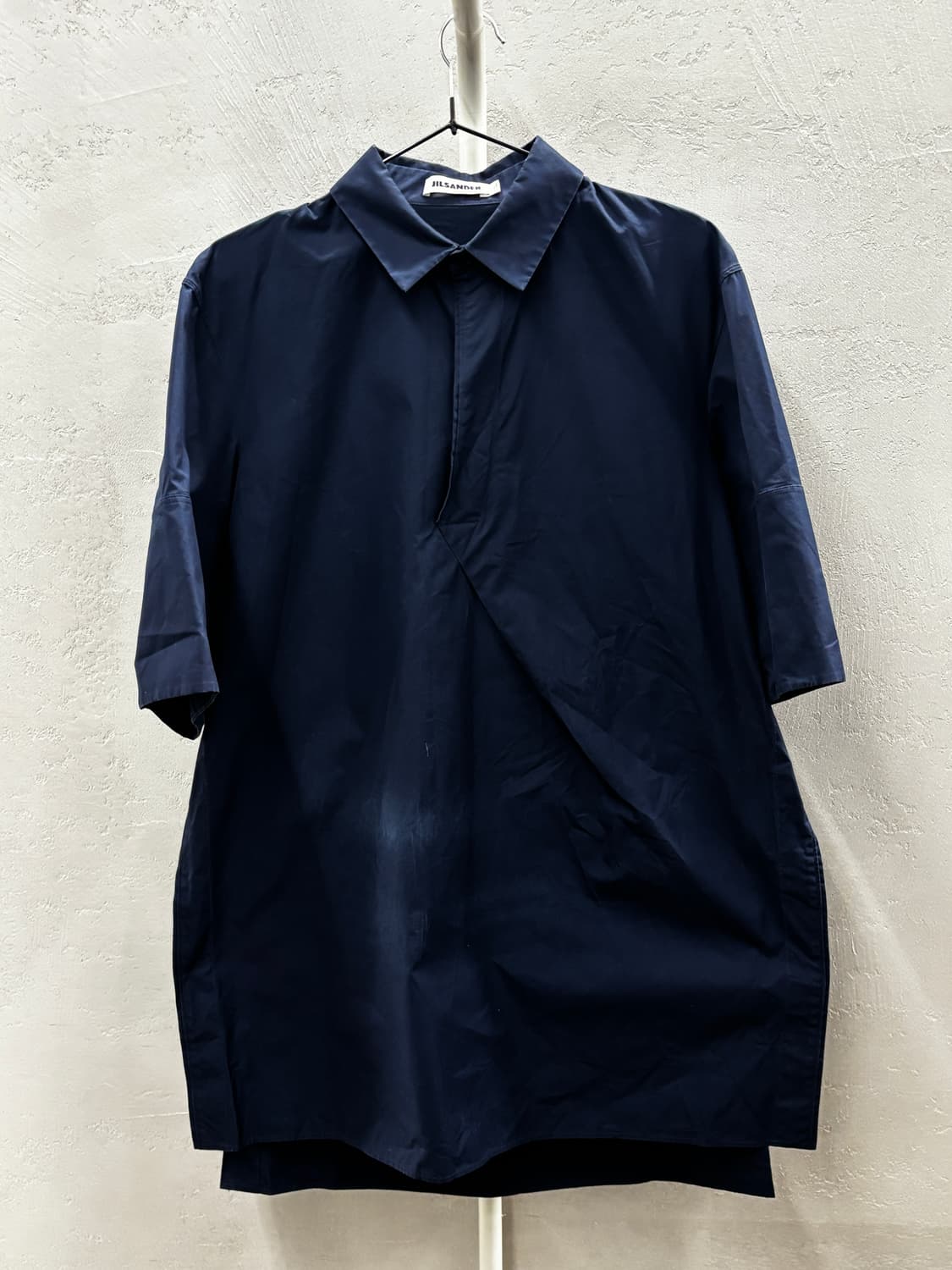 JIL SANDER 반팔 셔츠 네이비 38 상품이미지7