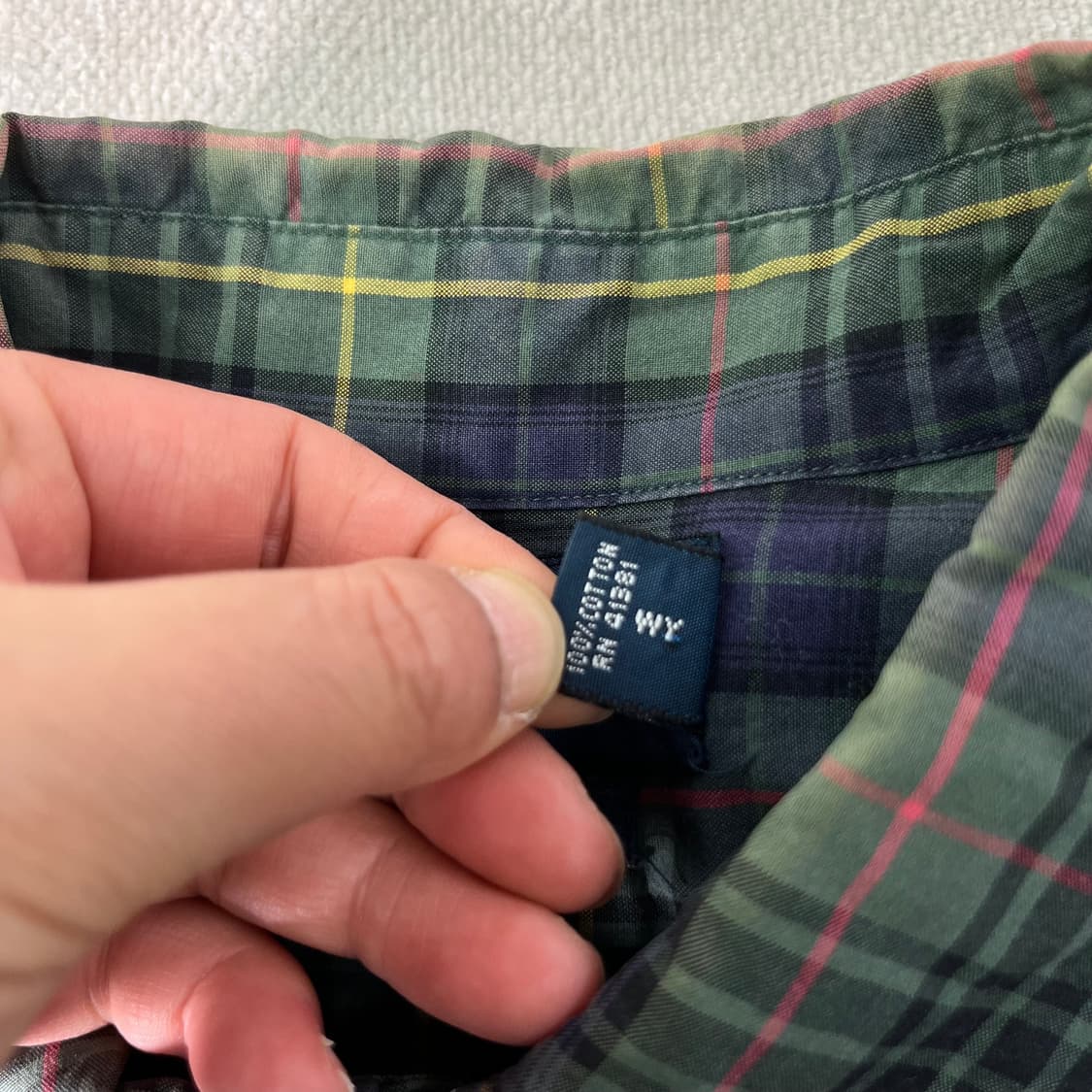 105 폴로랄프로렌 빈티지 체크 코튼 셔츠 상품이미지5