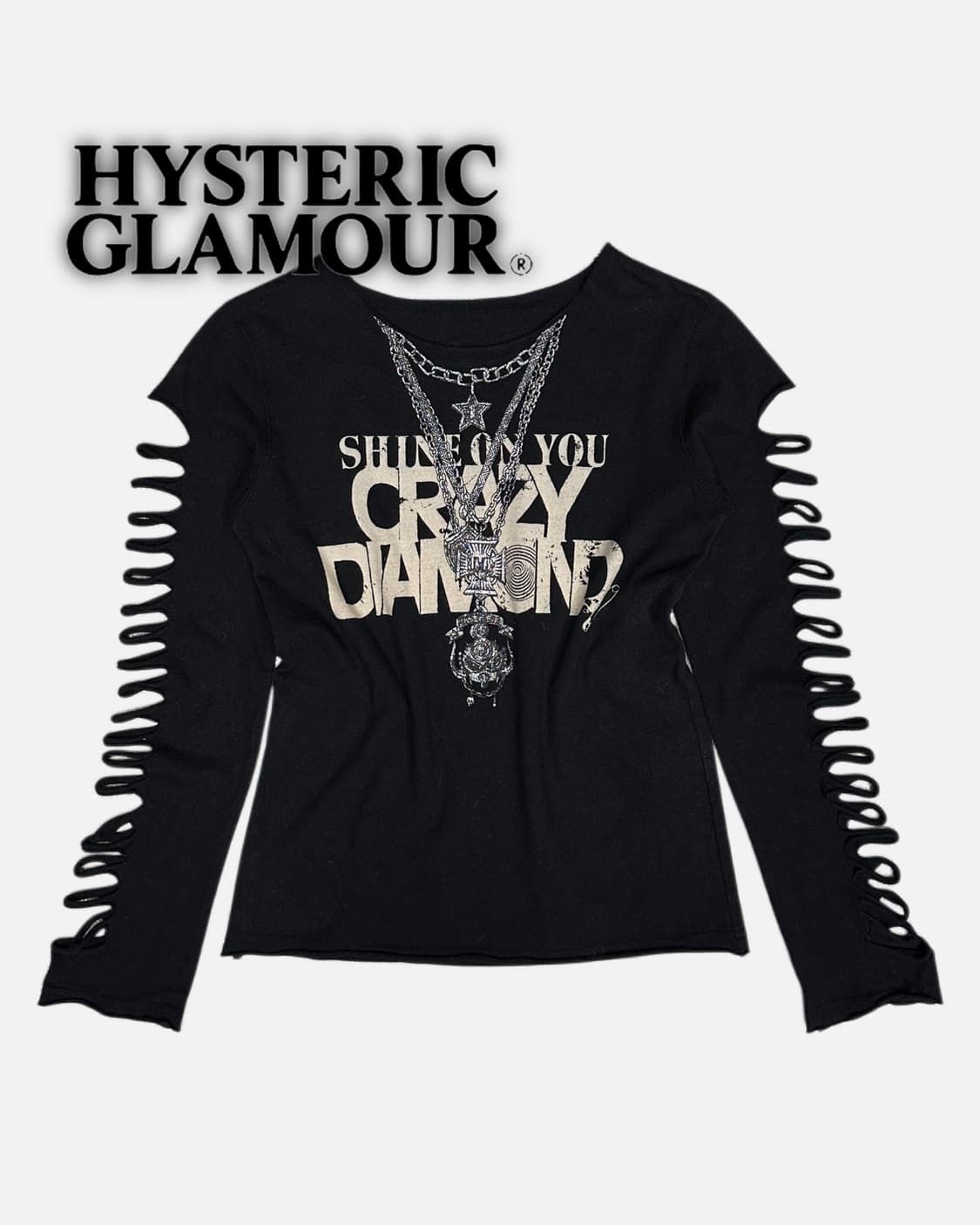 rough cut-out punk t-shirt 상품이미지1