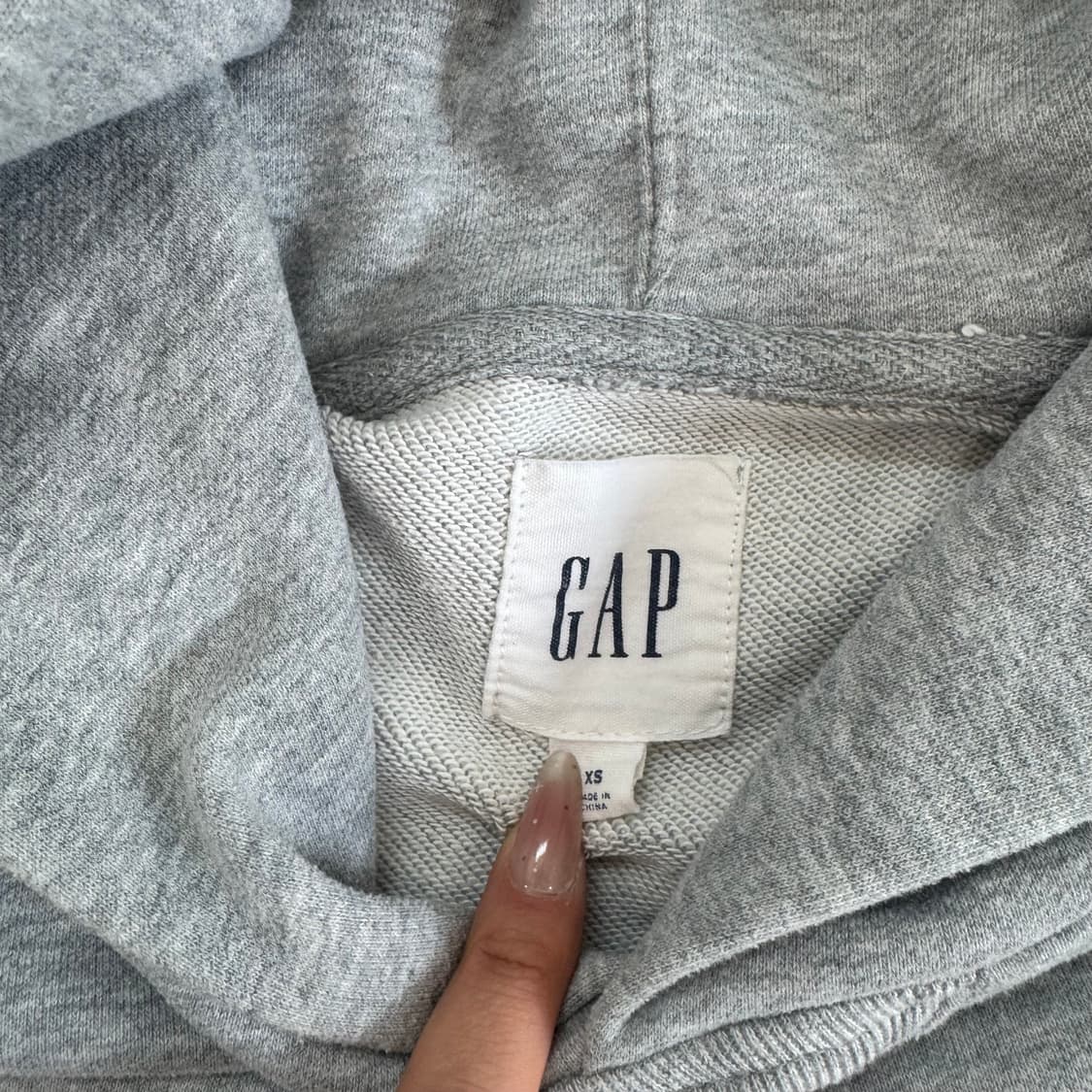 Gap 갭 로고 그레이 후드티  상품이미지5