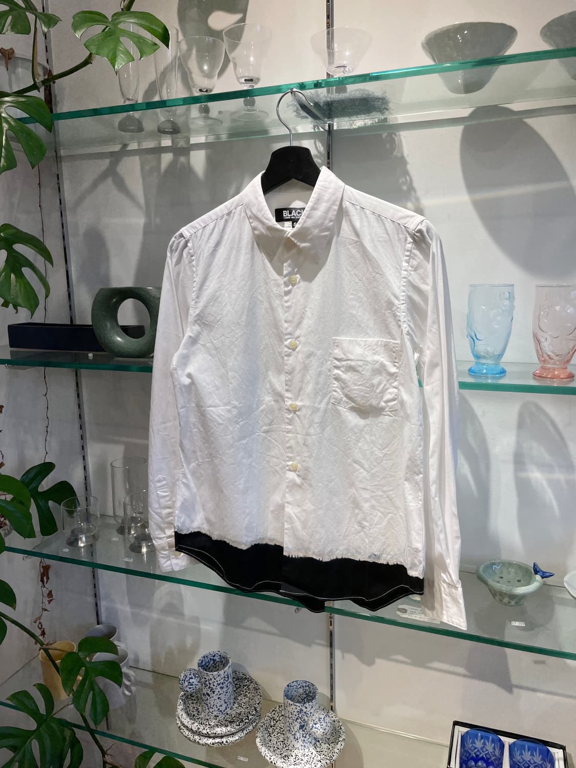 꼼데가르송 블랙 gradation shirt 상품이미지4