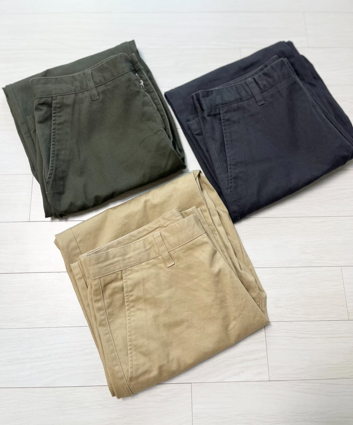 무탠다드 와이드 치노팬츠 3종 세트 상품이미지1