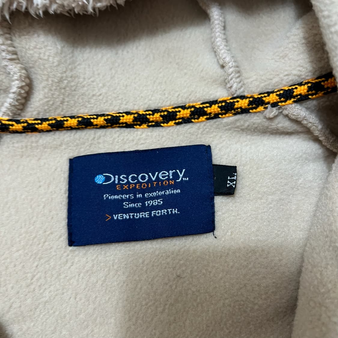 디스커버리 로고 뽀글이 후리스 자켓 XL/105  상품이미지5